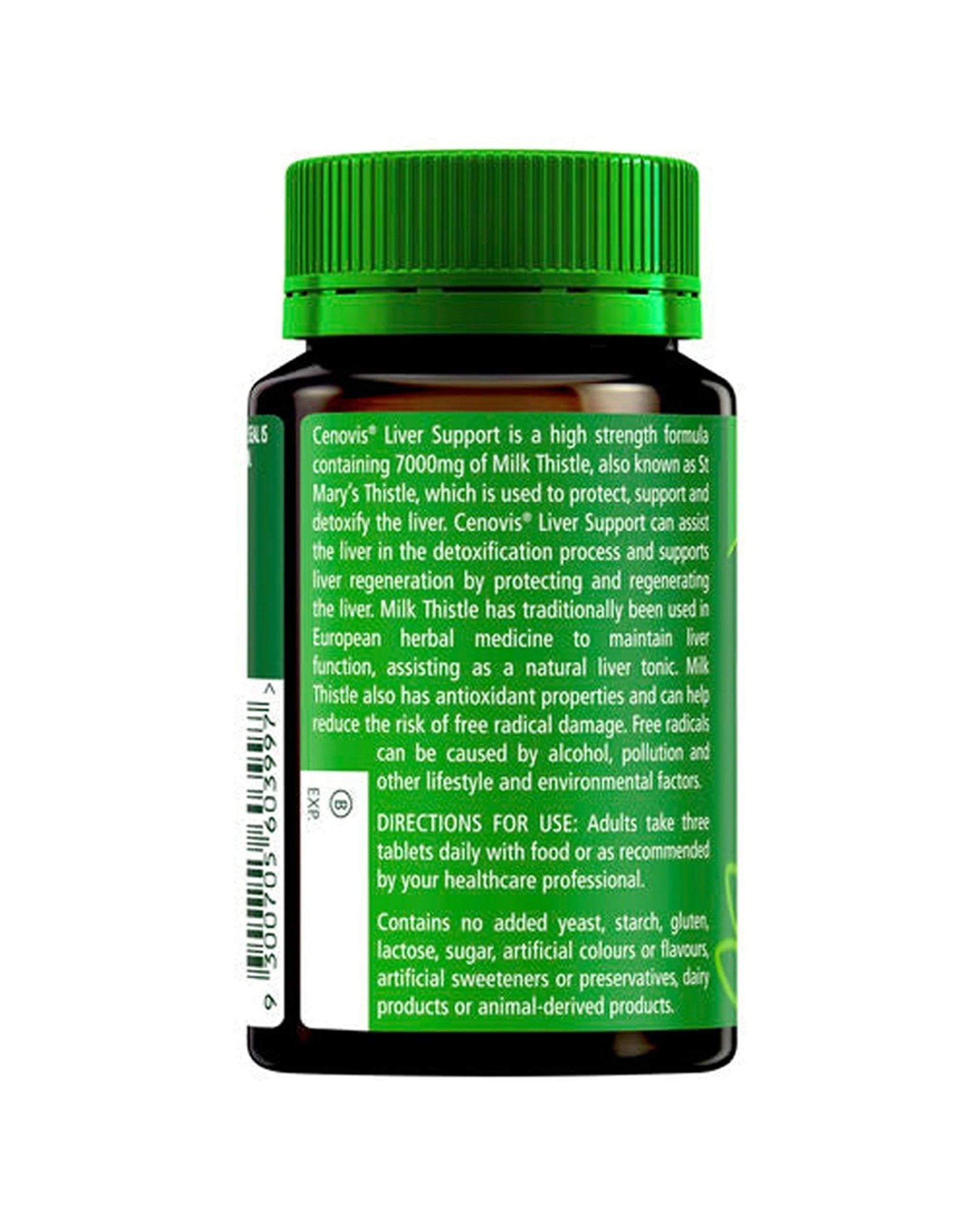 2 Cenovis 75pc Liver Support Milk Thistle 7000mg Supplement Tablets High Strength, 2 of 5