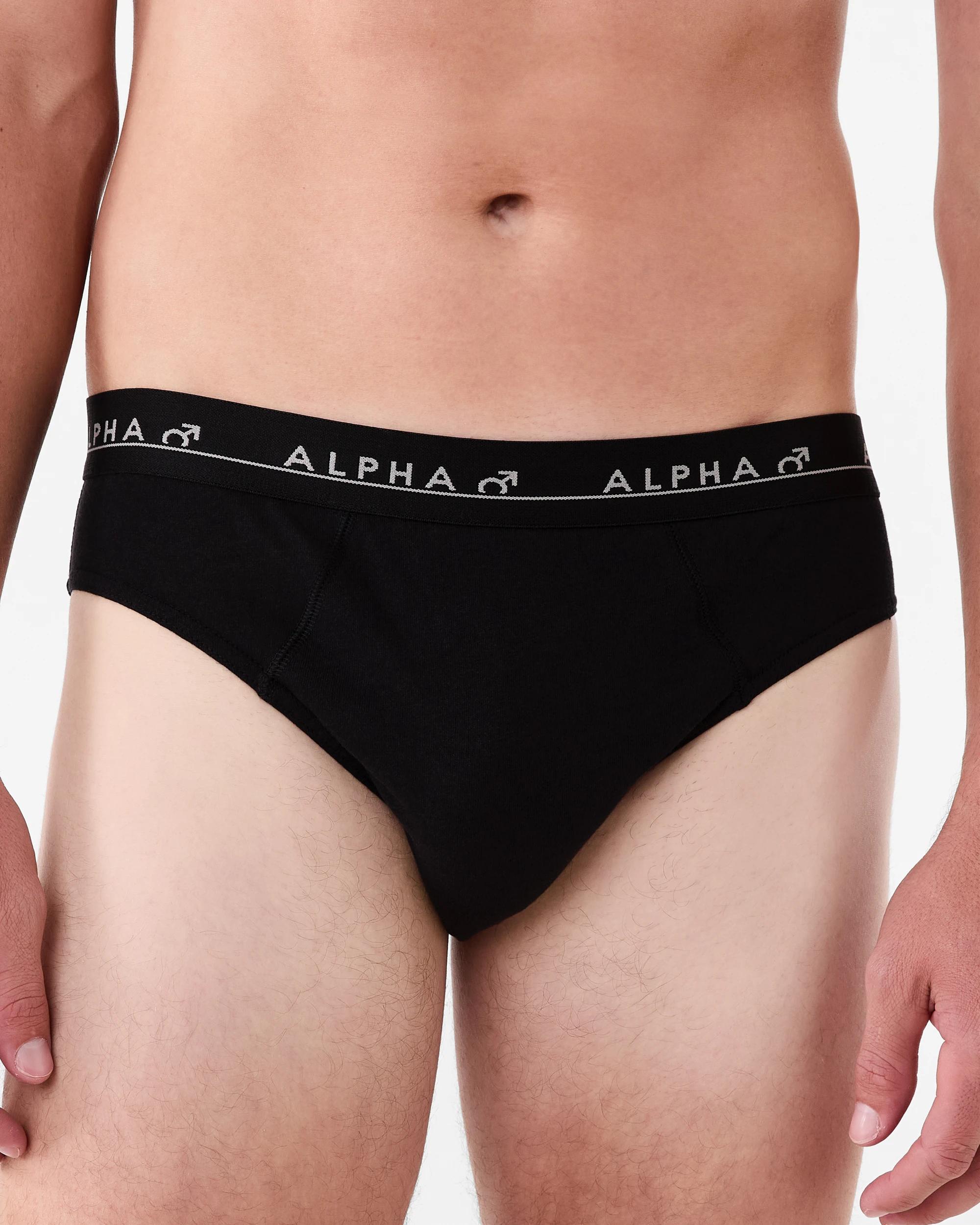 6 5 Pack Alpha Attached Elastic Hipster Briefs Brght Strp, 6 of 9