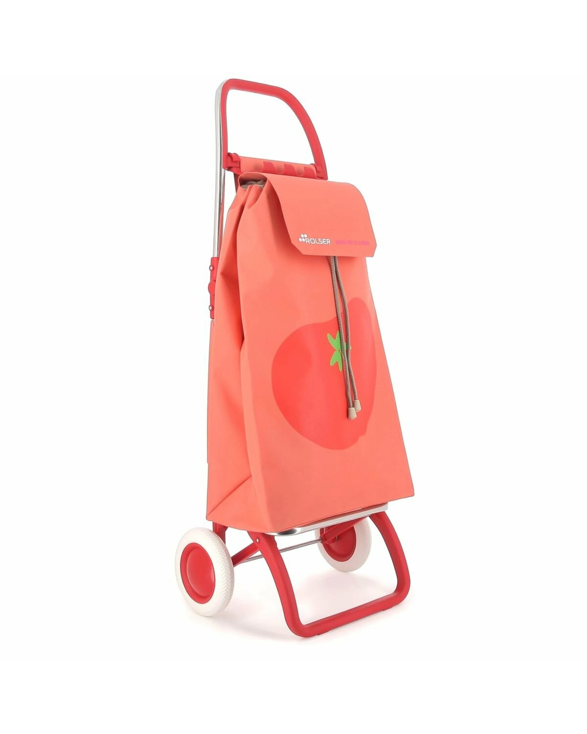 1 Rolser Serrella LN Agatha Ruiz de la Prada 2 Wheel Foldable Trolley Tomato Coral, 1 of 5