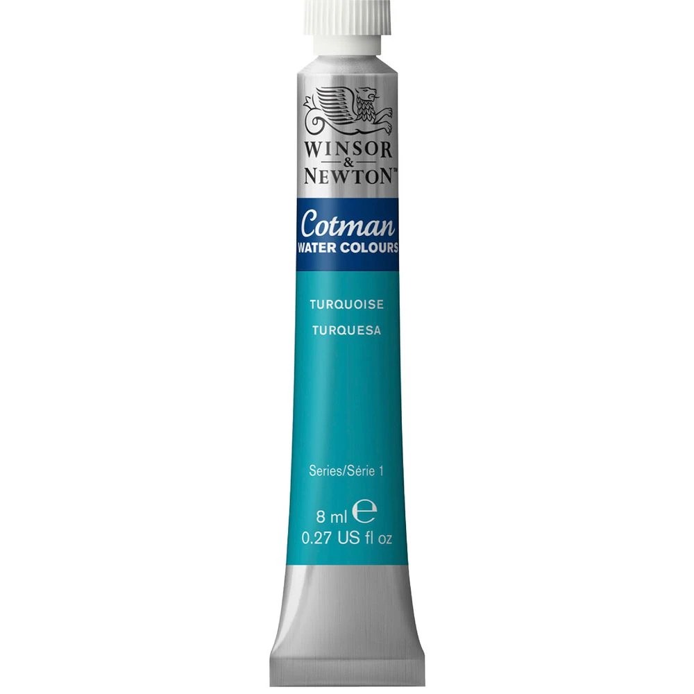 1 Winsor & Newton Cotman Watercolour 8mL Turquoise, 1 of 1