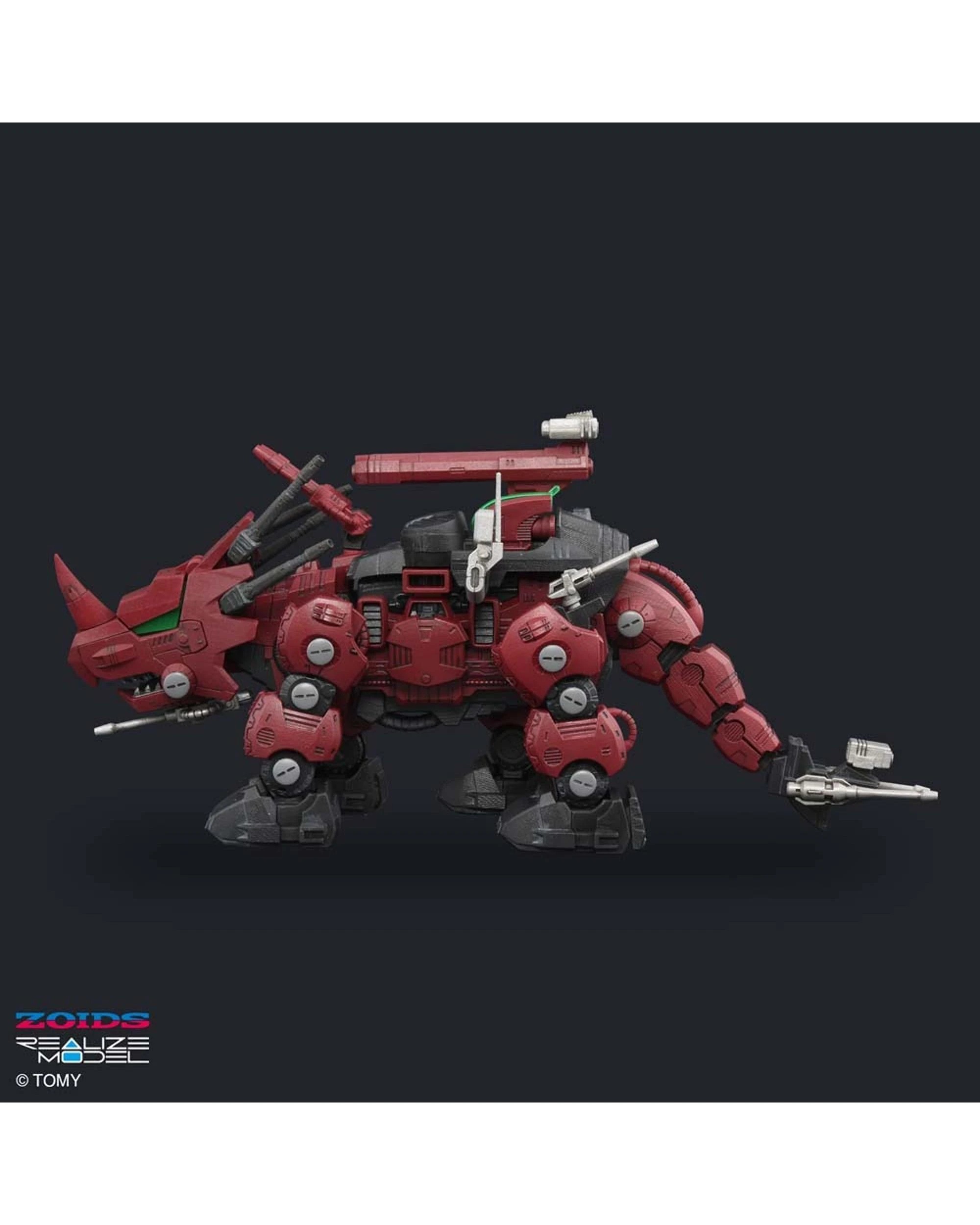 10 Takara Tomy Zoids Realize Model RMZ-014 Red Horn Guylod Colour Styracosaurus Type 1/100 Scale Model Kit, 10 of 10