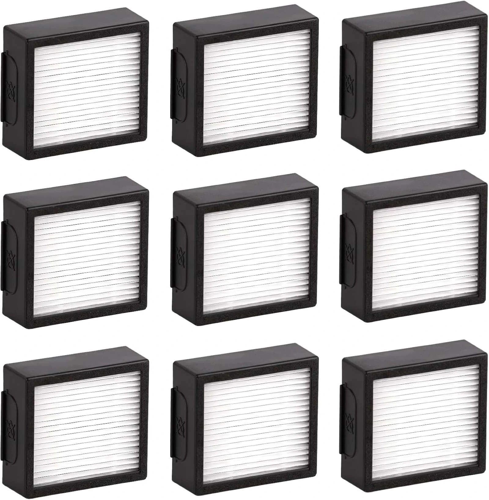 1 Hygieia 9 Filters For Irobot Roomba Combo J7+, J9+, 10 Max - White, 1 of 1