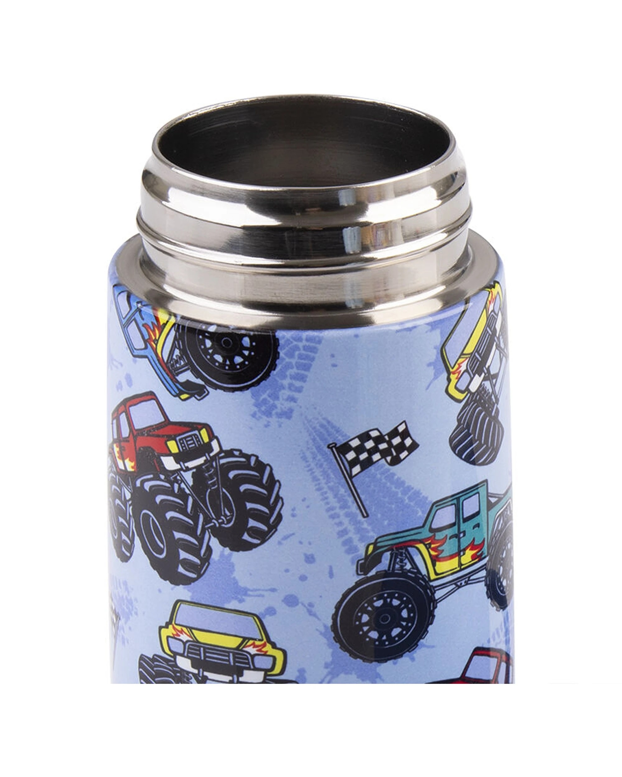 Oasis Kids Vacuum Insulated Drink Bottle 400ml Monster Trucks - Pattern ...