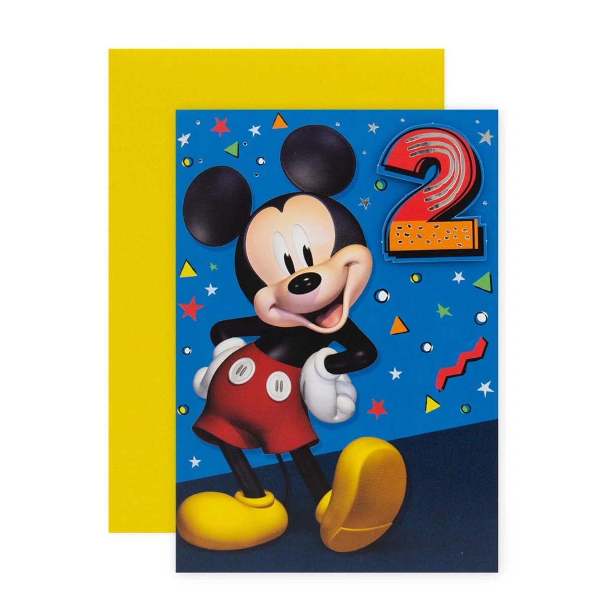 1 Connections from Hallmark Disney 2nd Birthday Card - Mickey Mouse, 1 of 3