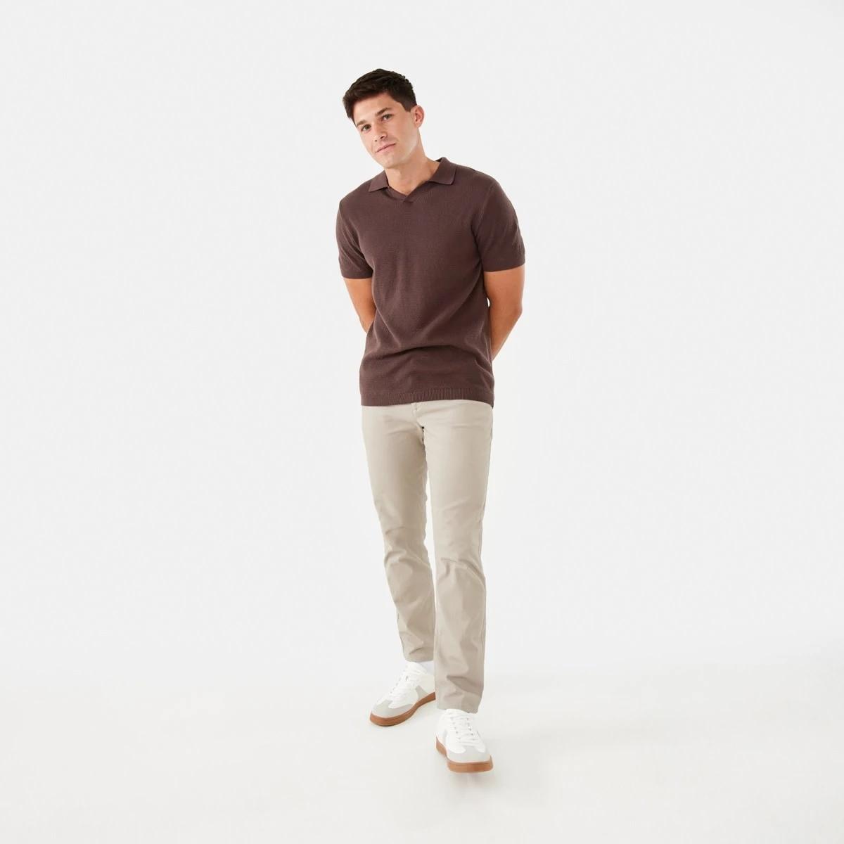 4 Slim Stretch Chino Pants ALUMINIUM, 4 of 8