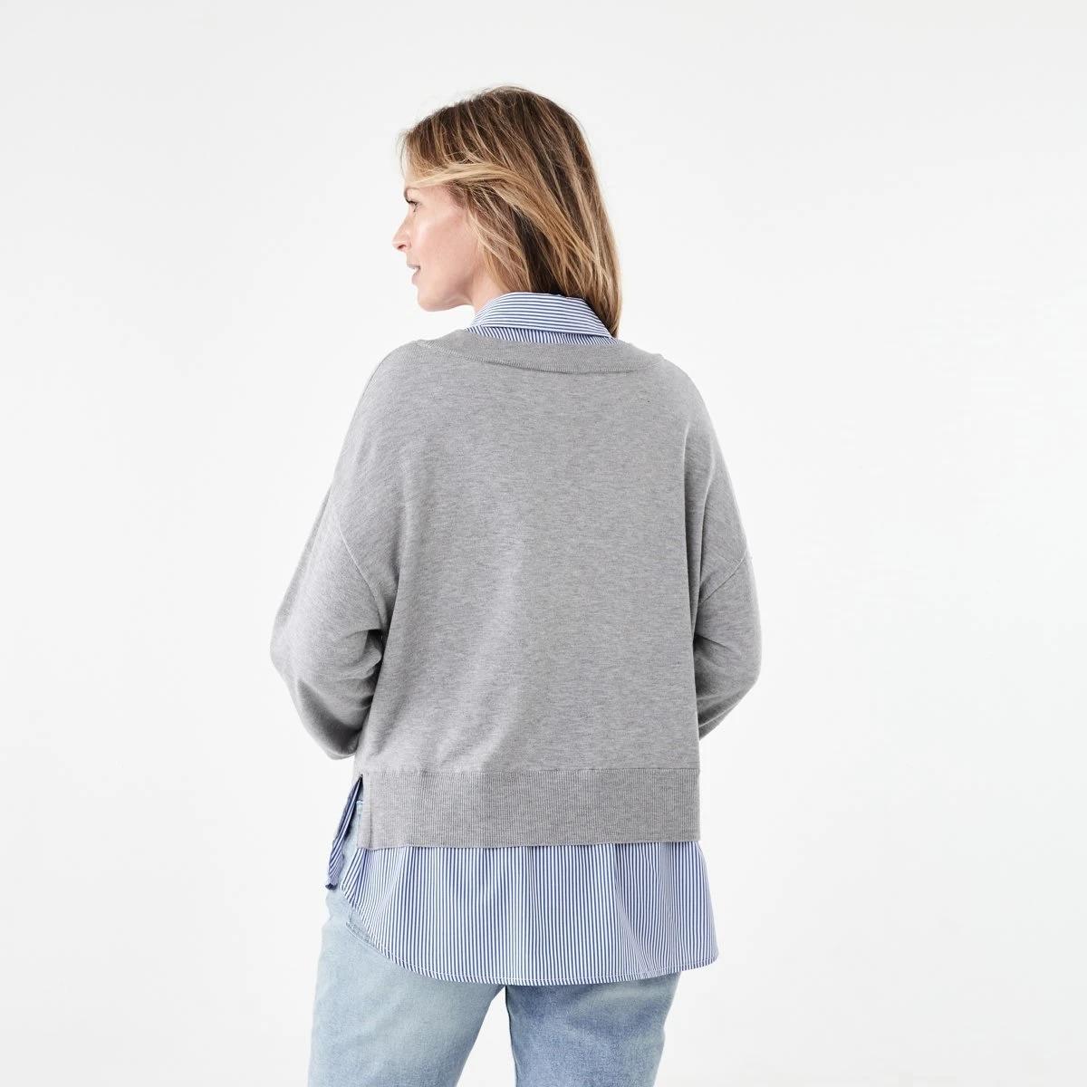 3 Twofer Jumper Grey Marle, 3 of 7