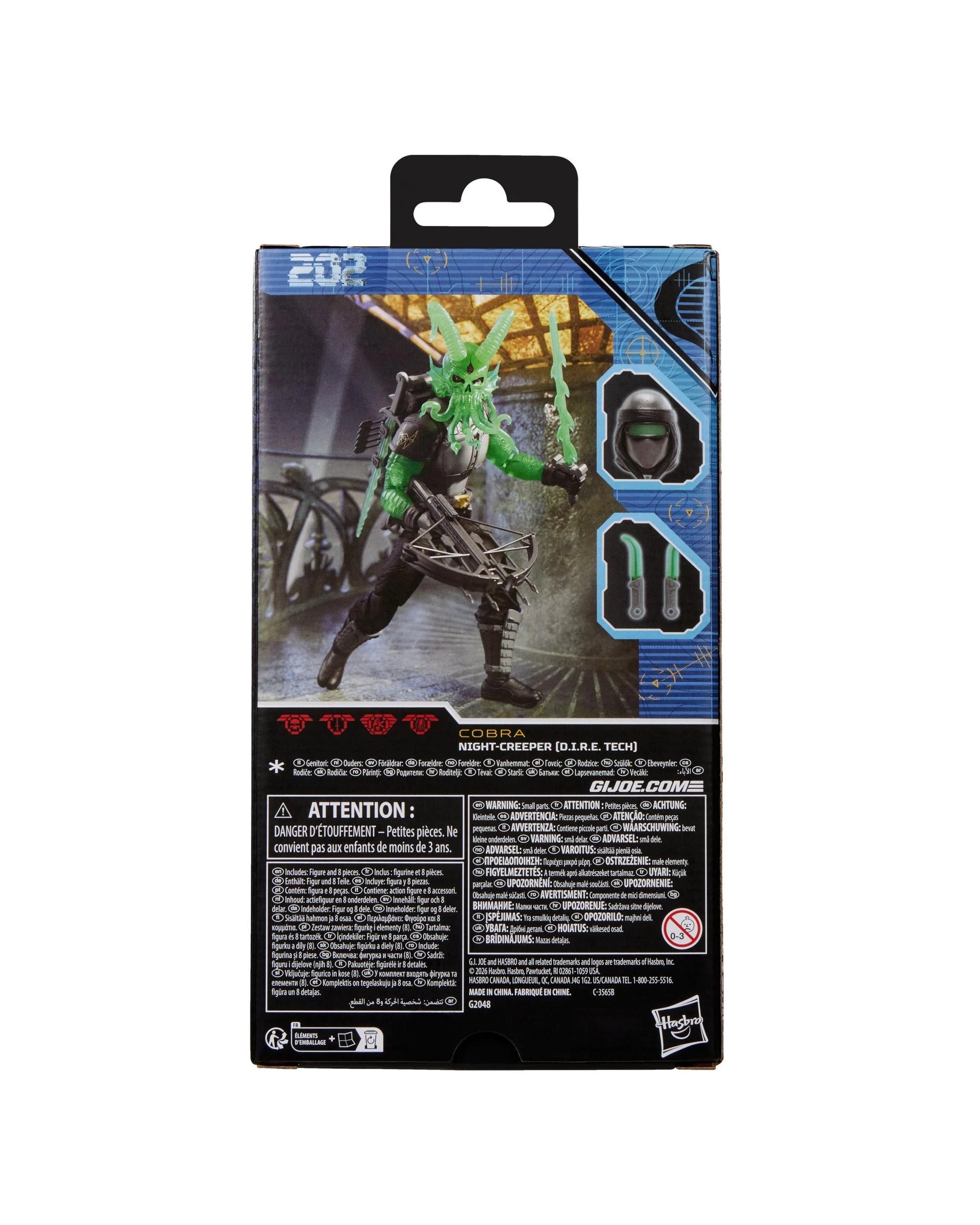 6 G.I. Joe Classified Series: #202 Night-Creeper - D.I.R.E. Tech -  Action Figure, 6 of 9