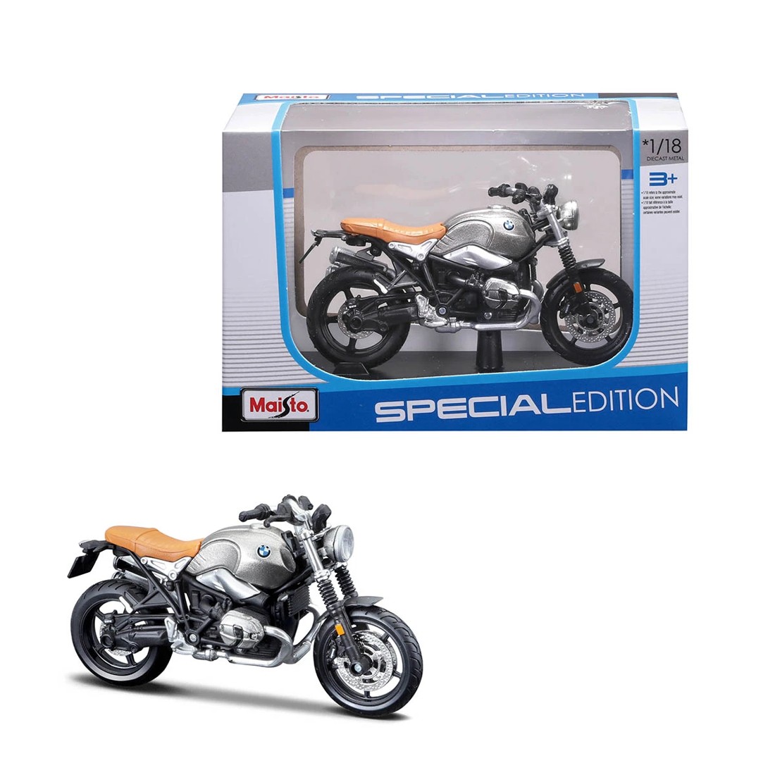 3 Maisto Special Edition 1/18 Die-cast Metal Motorbike Toy - Assorted, 3 of 9