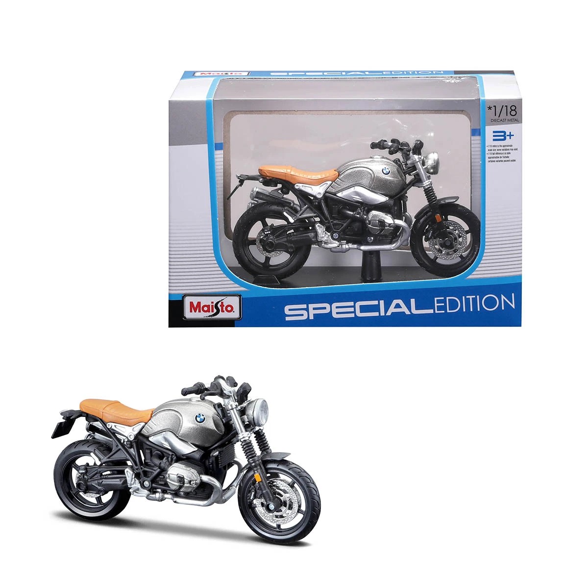 3 Maisto Special Edition 1/18 Die-cast Metal Motorbike Toy - Assorted, 3 of 9