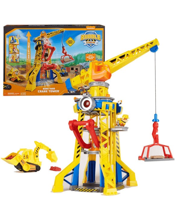 Rubble & Crew Bark Yard Crane Tower Playset