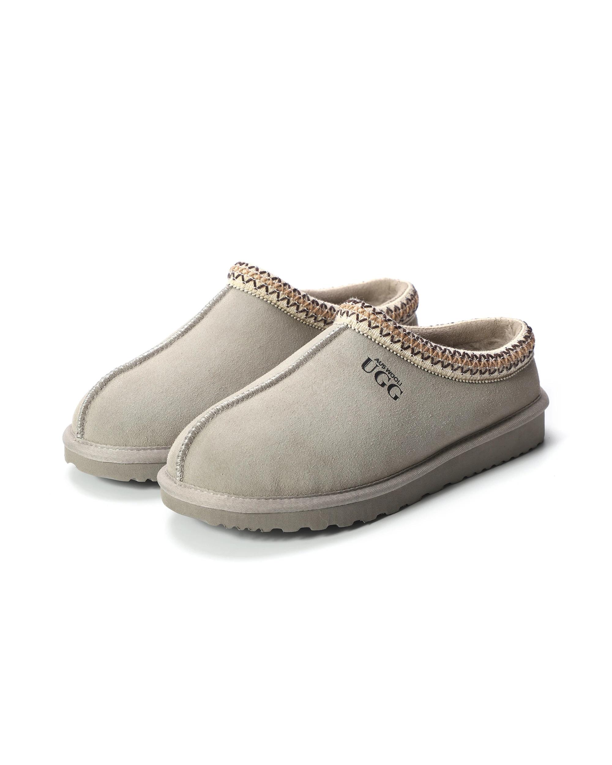 4 AUS WOOLI Sheepskin Ankle Braid Croydon UGG Slippers LIGHTGREY, 4 of 6