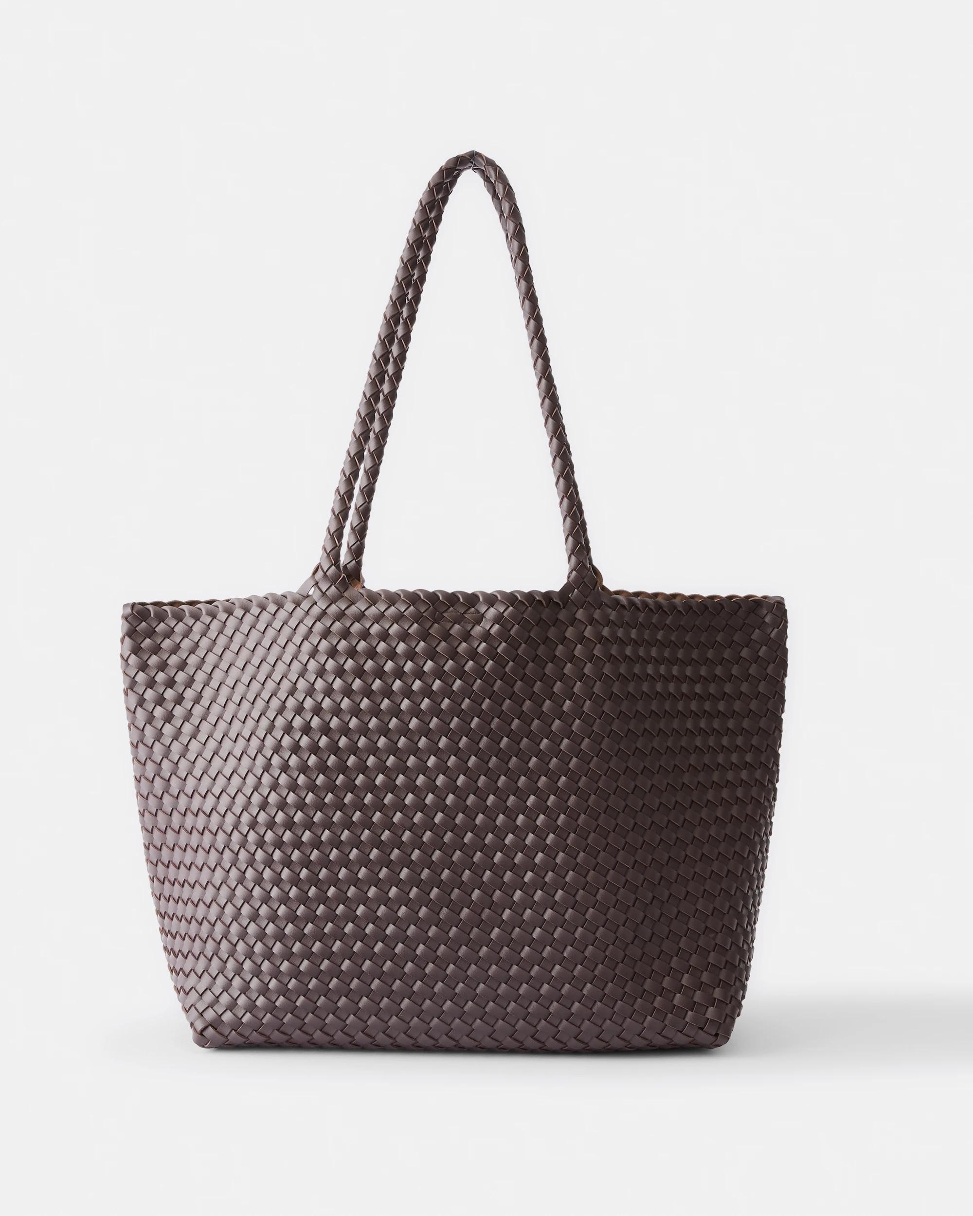 1 True Weave Tote Bag Deep Fudge, 1 of 5