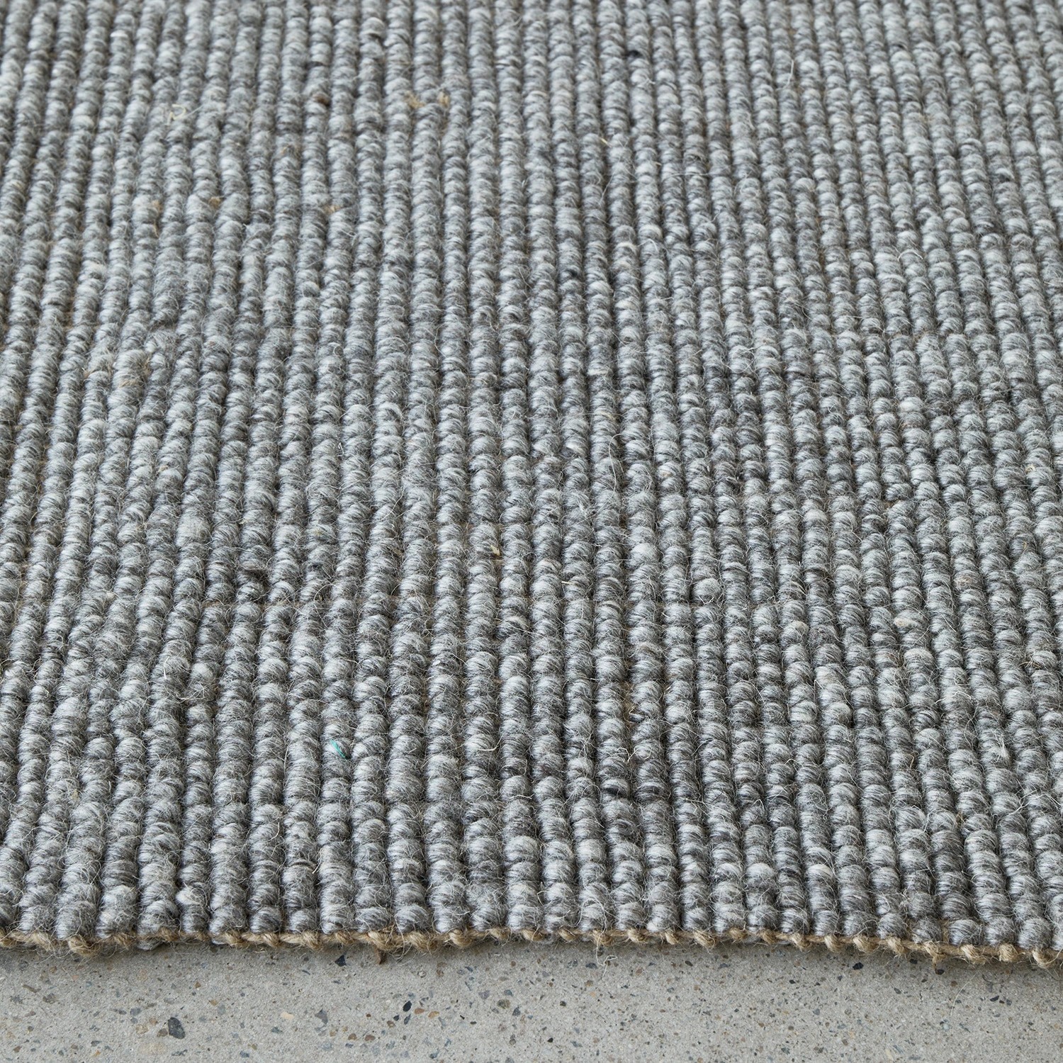 3 Common Ground Rugs Kingsley Ariel 225x155cm - Medium Hand Loomed Wool & Jute Floor Rug - Charcoal, 3 of 6