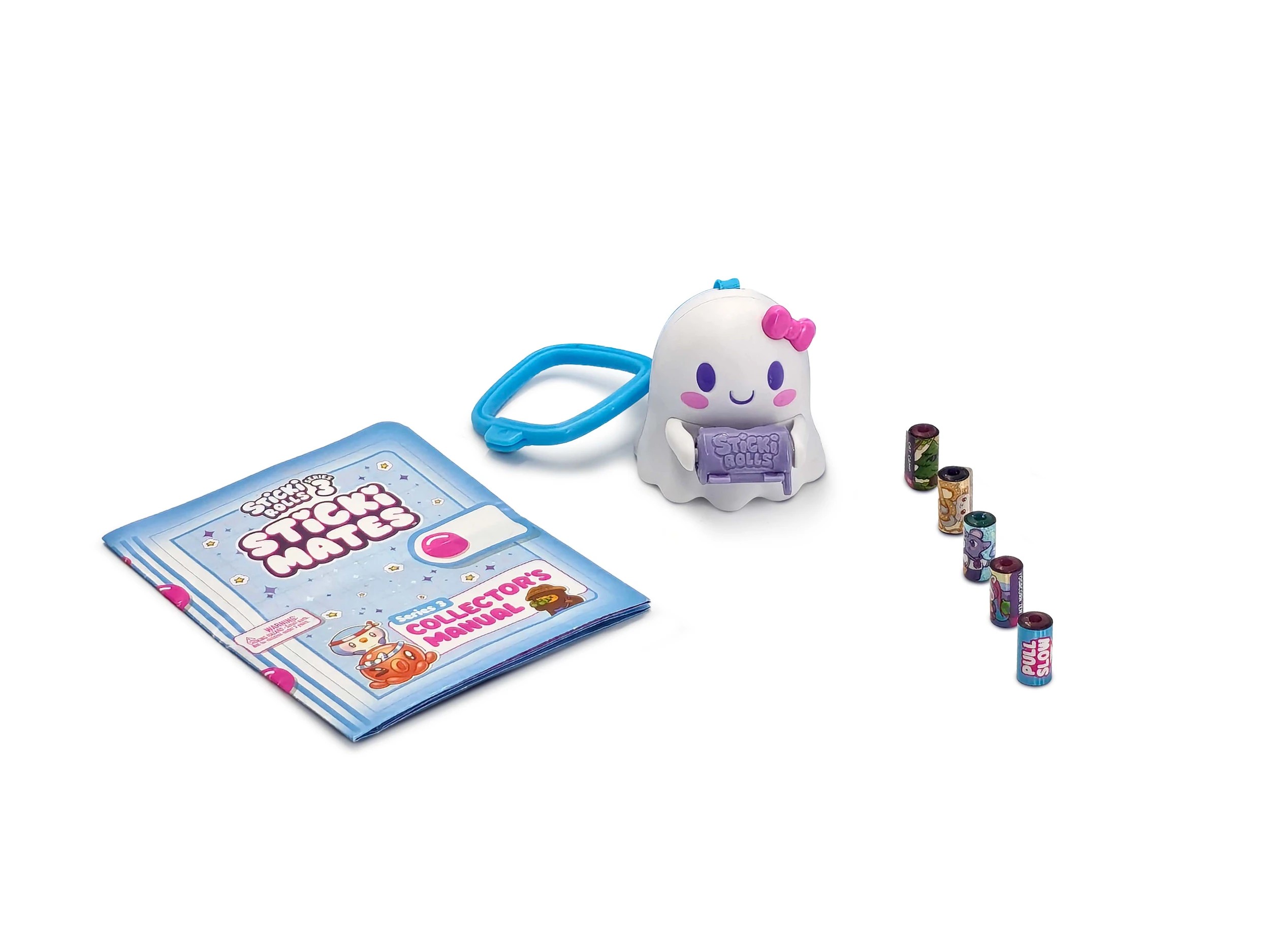 7 Sticki Rolls Sticki Mates Sticker Clip Series 3 - Assorted, 7 of 10