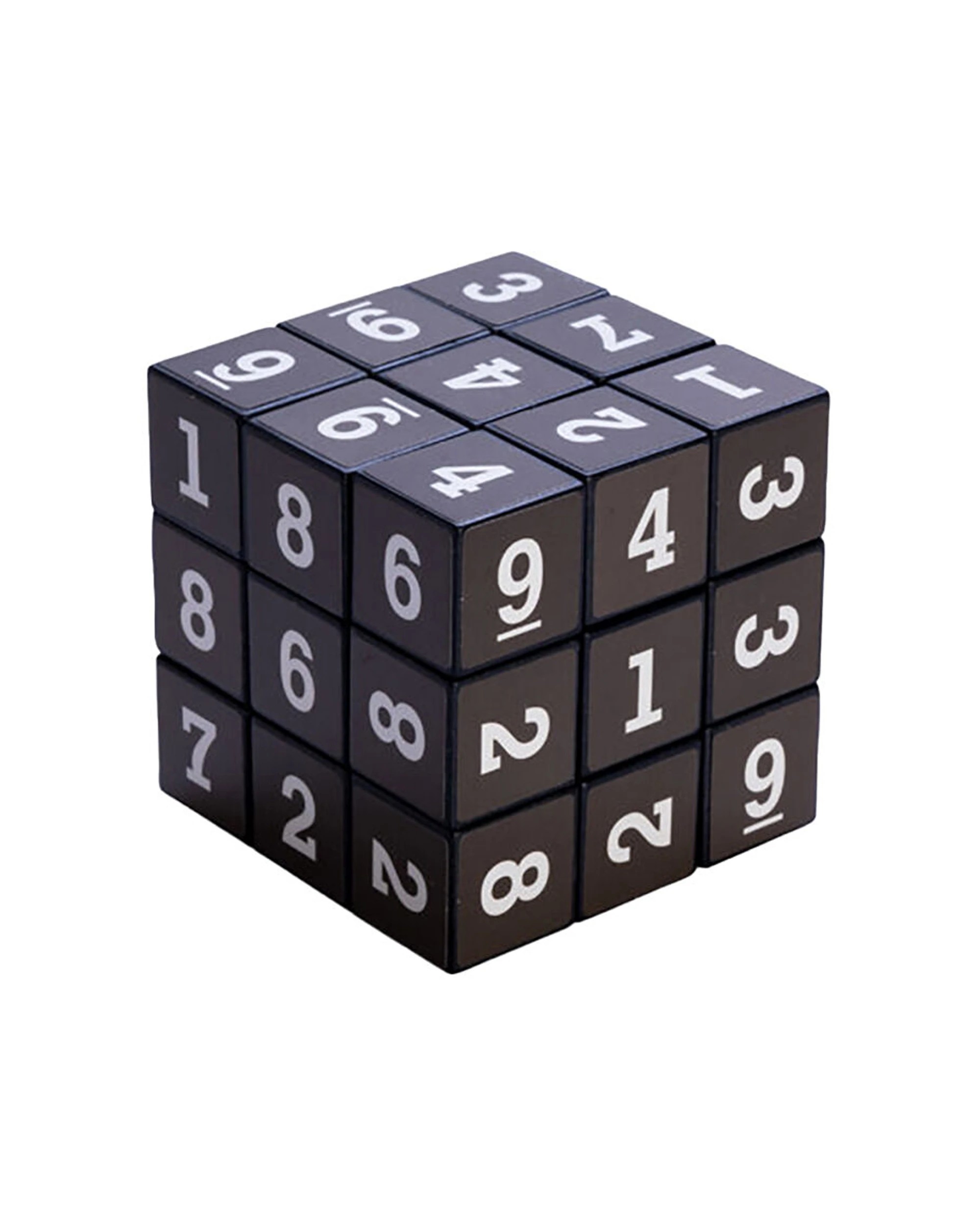 1 MDI Sudoku Cube Number Puzzle Game Toy 5.5x5.5cm - Black, 1 of 4