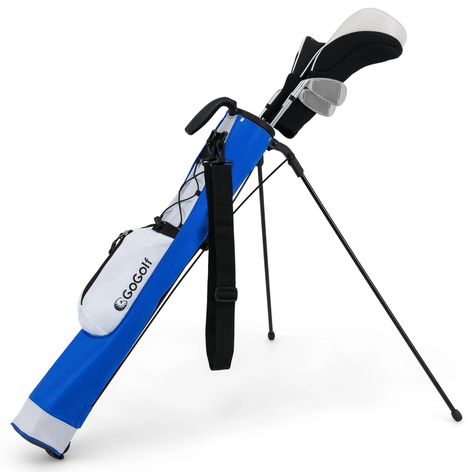 1 Costway Lightweight Golf Stand Bag w/Shoulder Strap Pocket & Bottle Holder Golf Carry Bag, 1 of 1