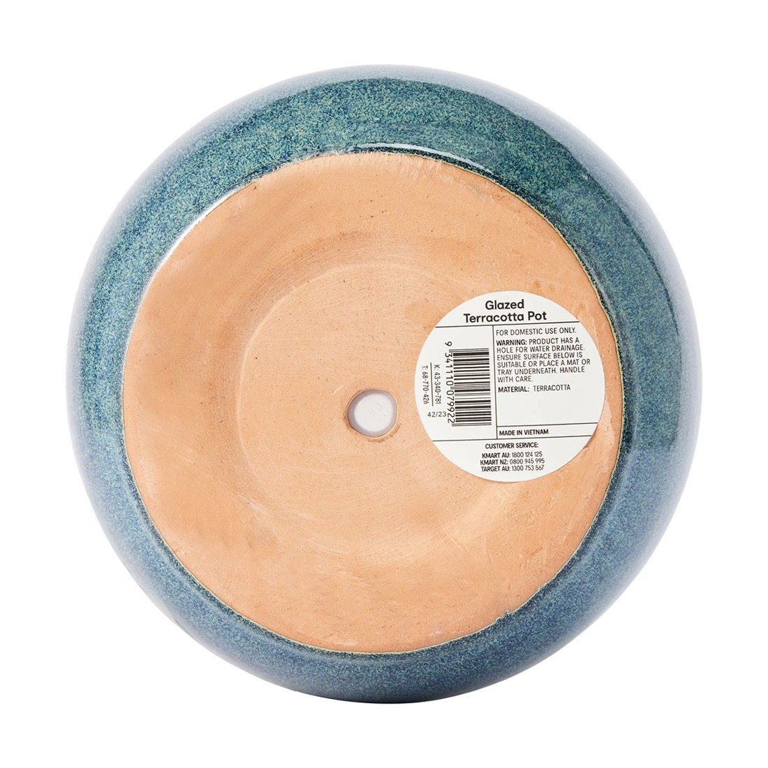 6 Glazed Terracotta Pot, 6 of 6