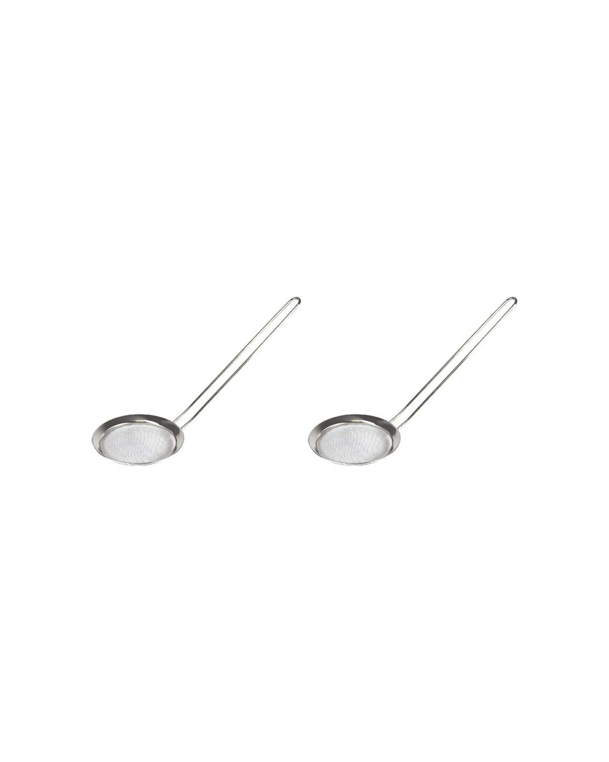 1 Avanti 2PK 12.5cm Stainless Steel Fine Mesh Skimmer Cooking Utensil - Silver, 1 of 1