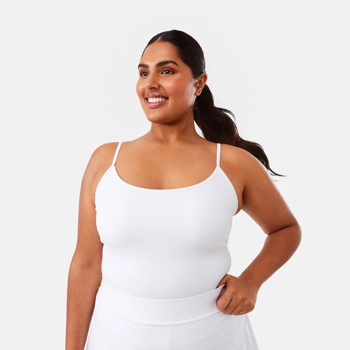 3 Active Womens Ultrasoft Shelf Tank WHITE, 3 of 10