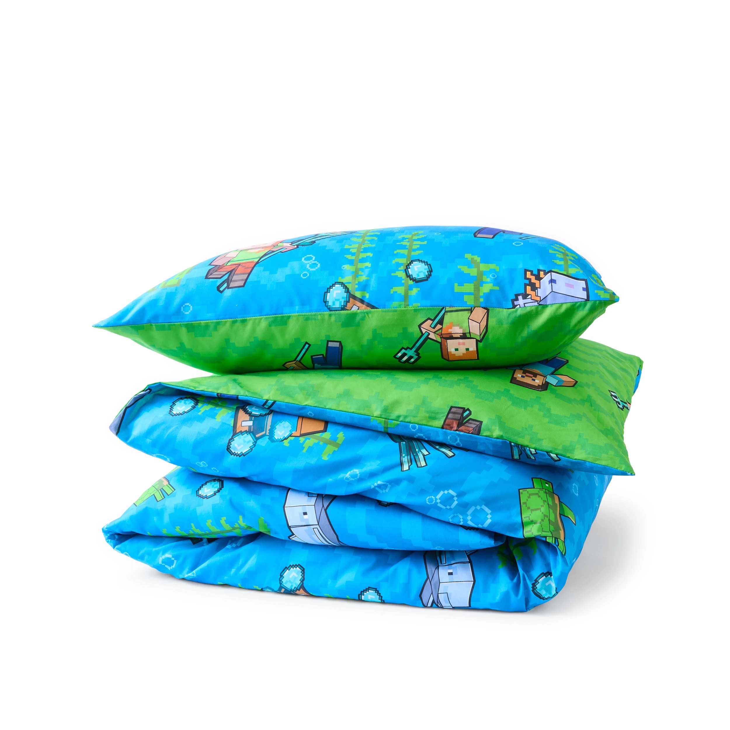 6 Minecraft Cotton Quilt Cover Set - Single Bed, 6 of 7