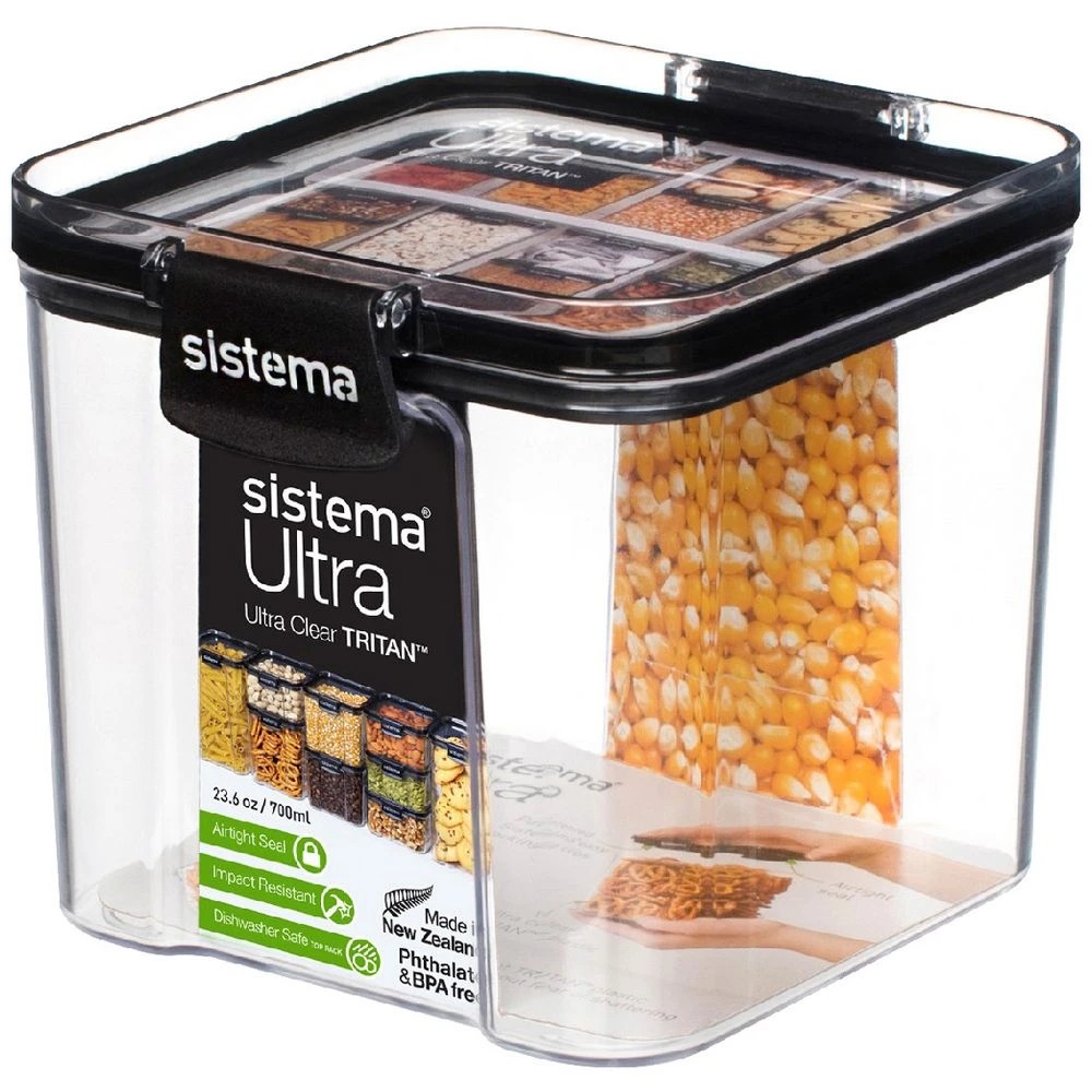 1 Sistema Ultra Square Tritan Plastic Container 700mL, 1 of 1