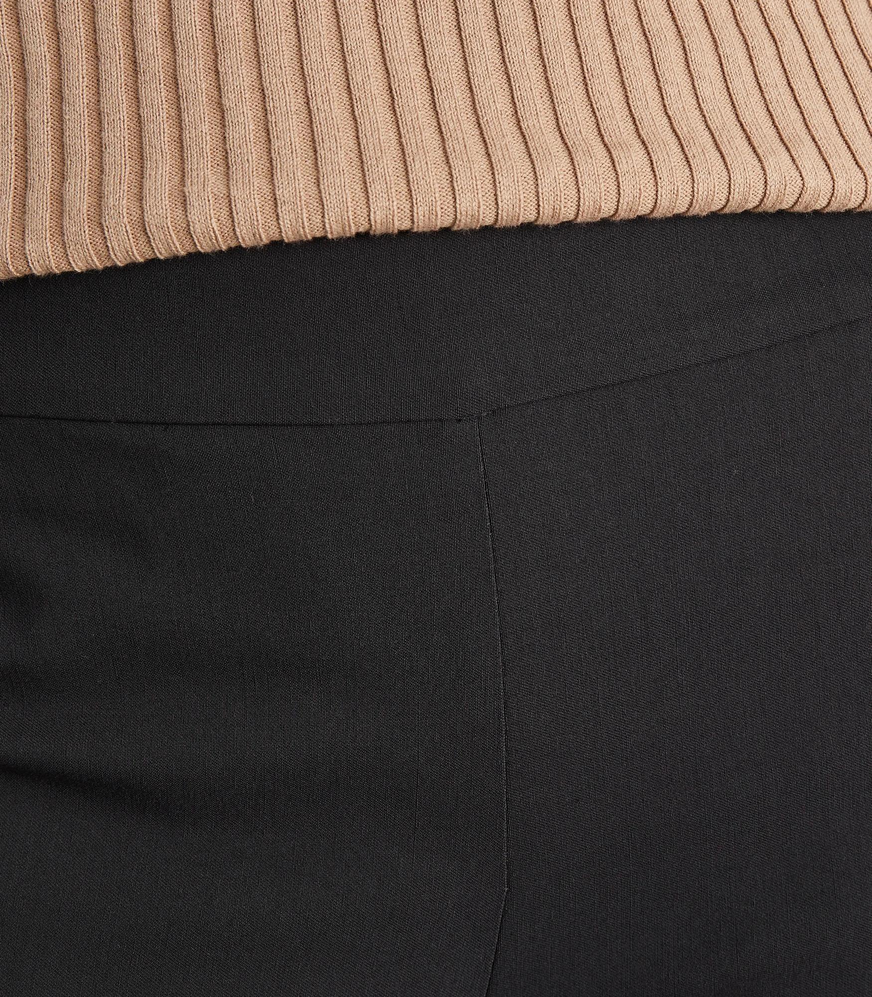 10 Preview Carrie Ankle Length Bengaline Cigar Pants BLACK, 10 of 10