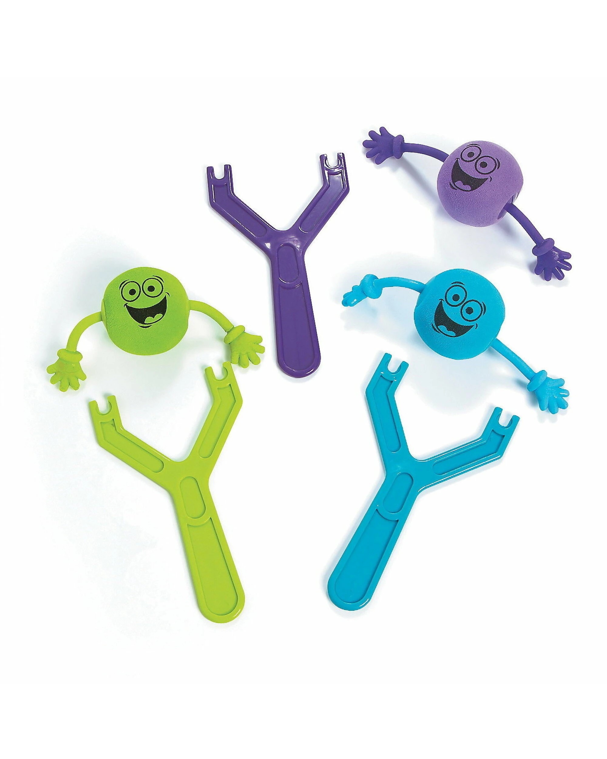 1 Oriental Trading Smiley Face Slingshot Shooter, 1 of 1