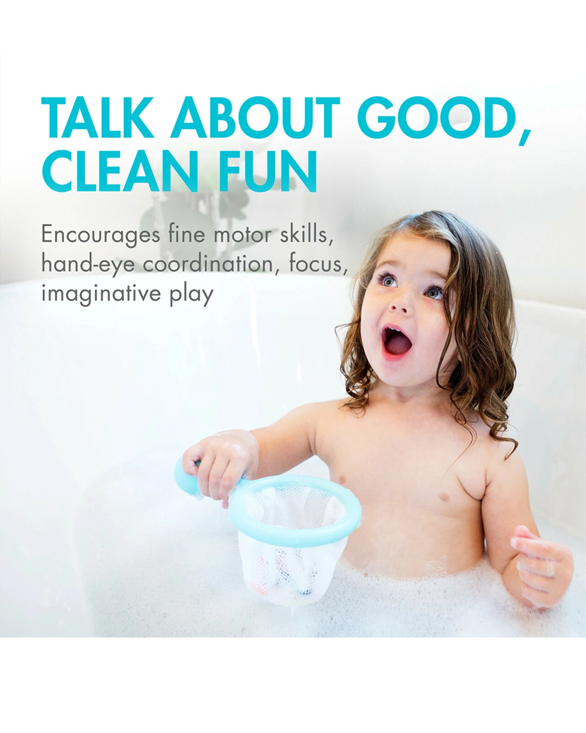 2 Boon 4pc Water Bugs Bath Toy w/Fishing Net - Multi, 2 of 4