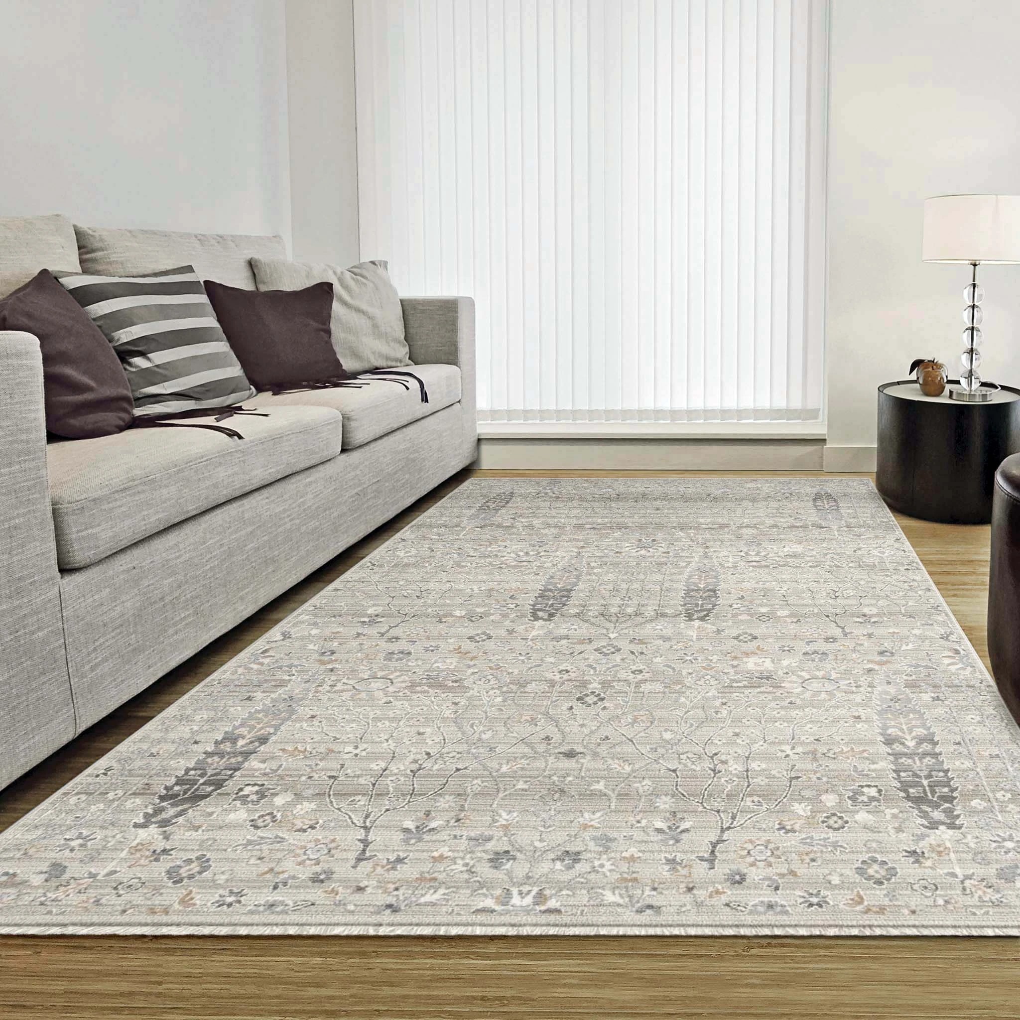 2 La Grace Home Camila Premium Rug - 120x165cm - Dark-Grey, 2 of 10