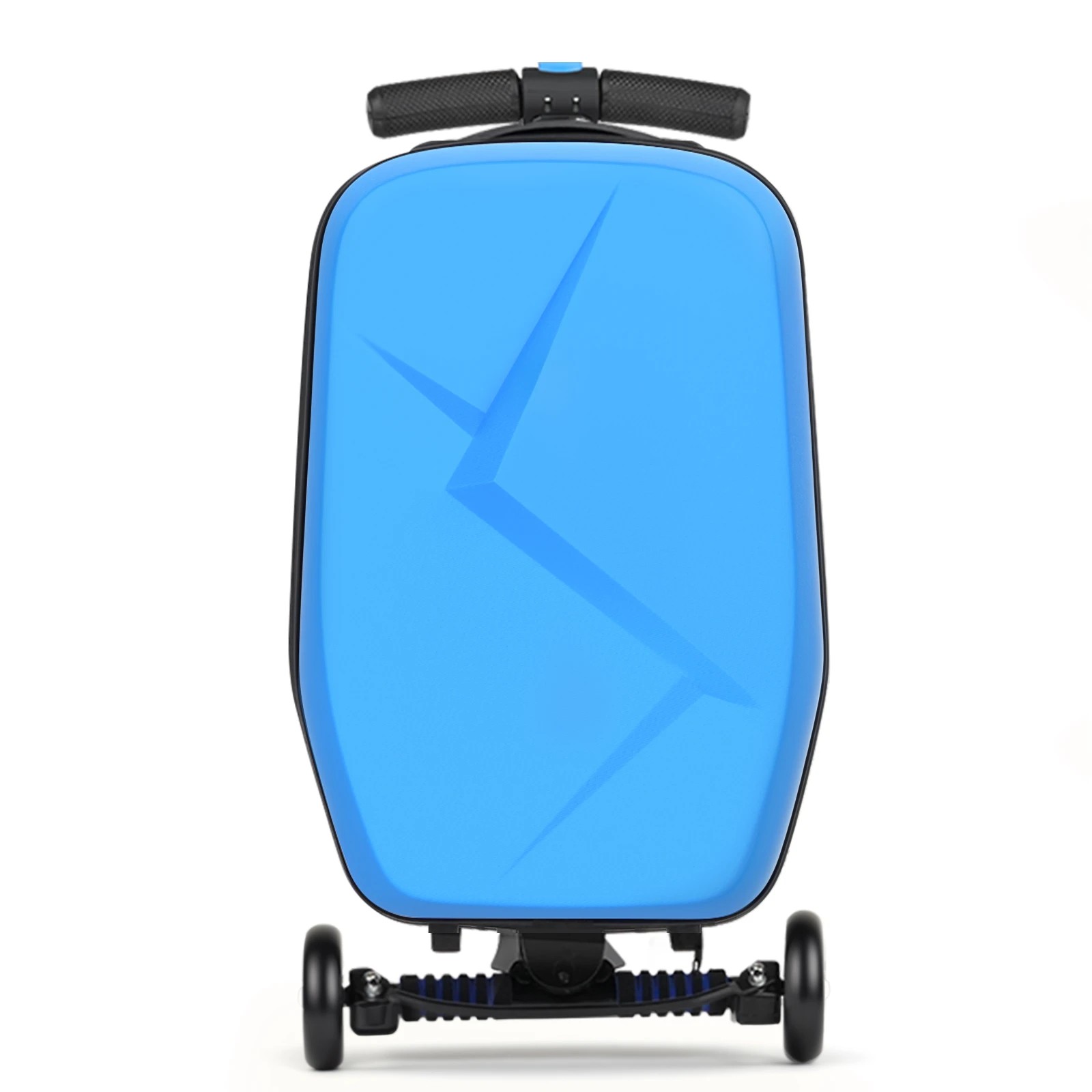 3 Advwin 2-in-1 Foldable Scooter Suitcase LED Wheels Ride-on LuggageCarry-on Luggage & Travel Scooter Ride-on Suitcase, 3 of 8