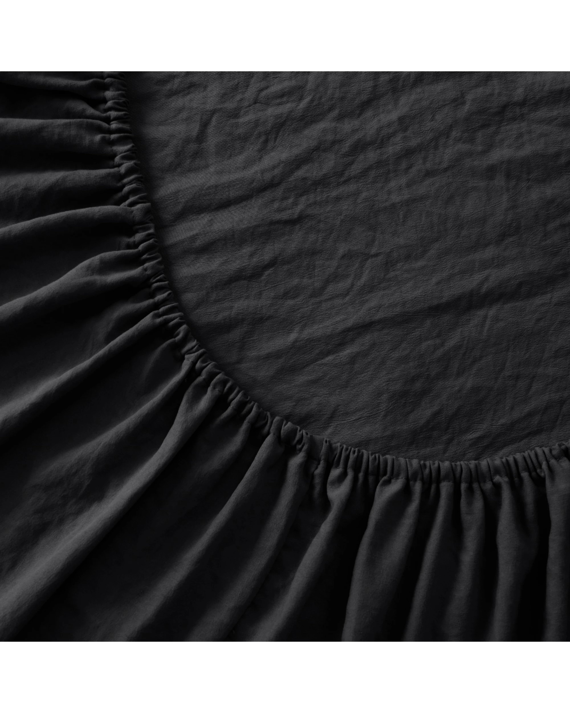 6 Dreamaker Superfine Washed Microfibre Combo Fitted Sheet Set - Single Bed - Black, 6 of 8