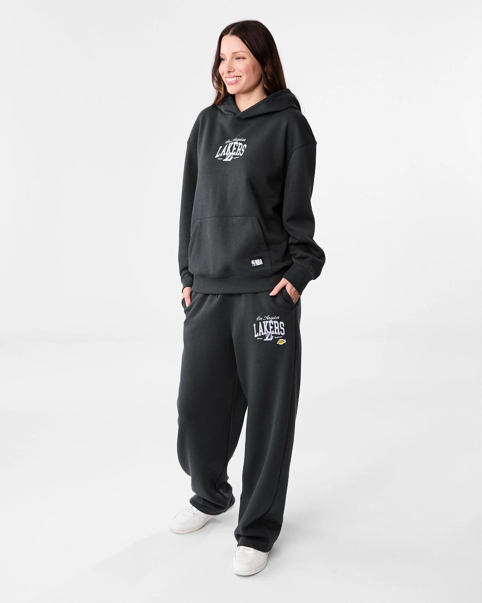 4 Official NBA Adult Lounge Hoodie Lkrs 7d6s, 4 of 7