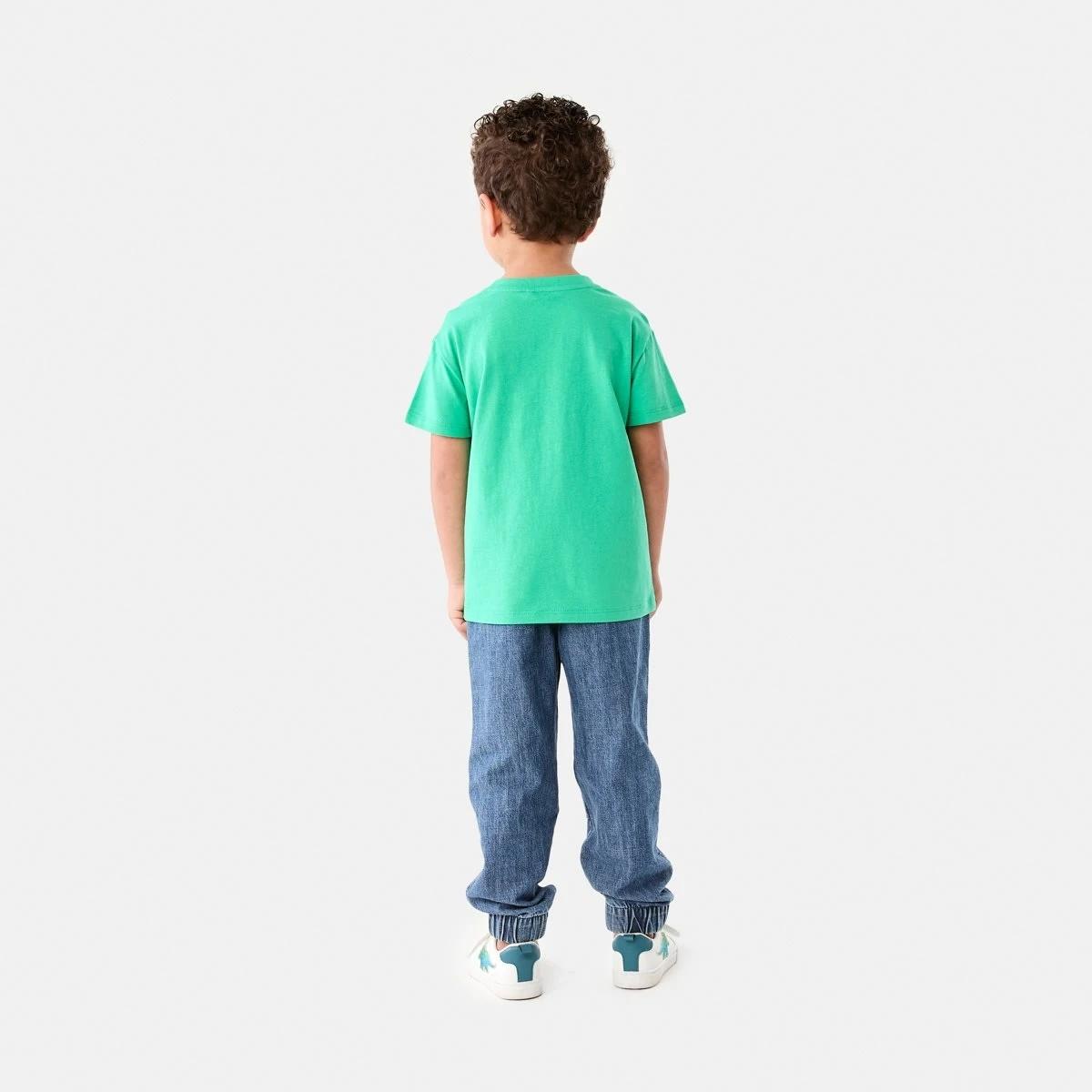6 Chest Print T-shirt COOL KIDS SPORT APPLE GREEN, 6 of 6