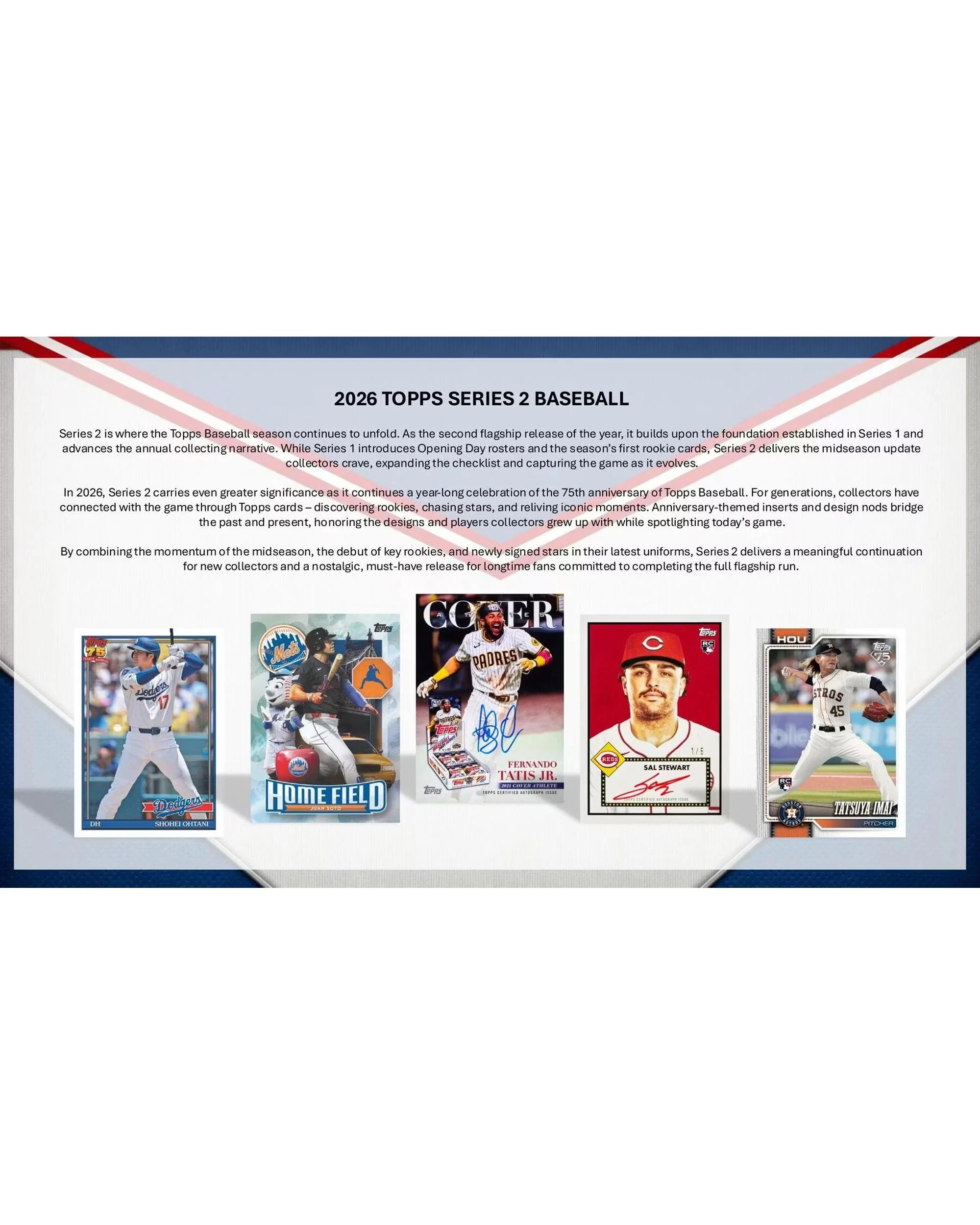 3 Topps 2026 MLB Series 2 Baseball Blaster Box, 3 of 9