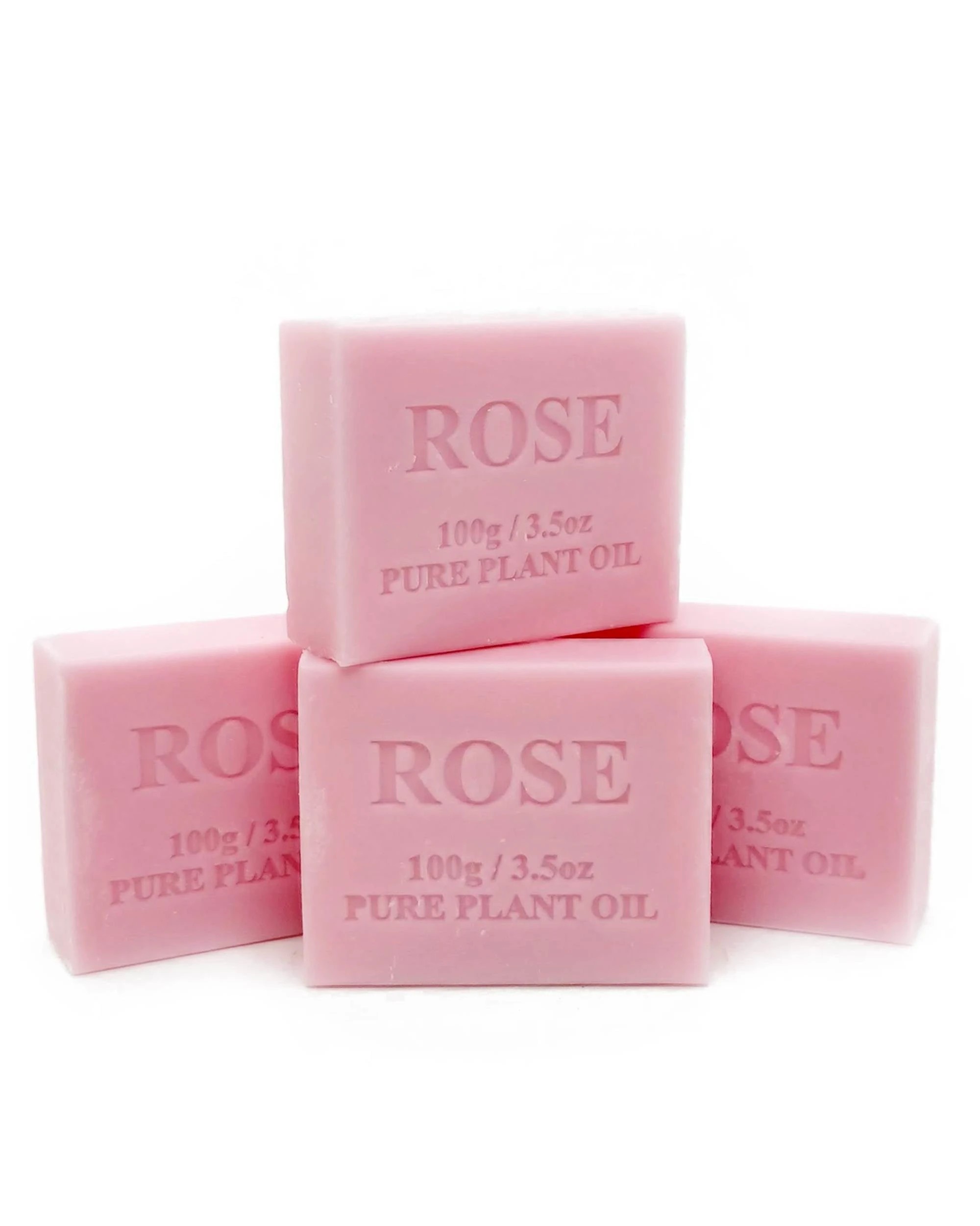 1 Orku 4 x 100g Rose Plant Oil Soap Bars Australian Made, 1 of 1