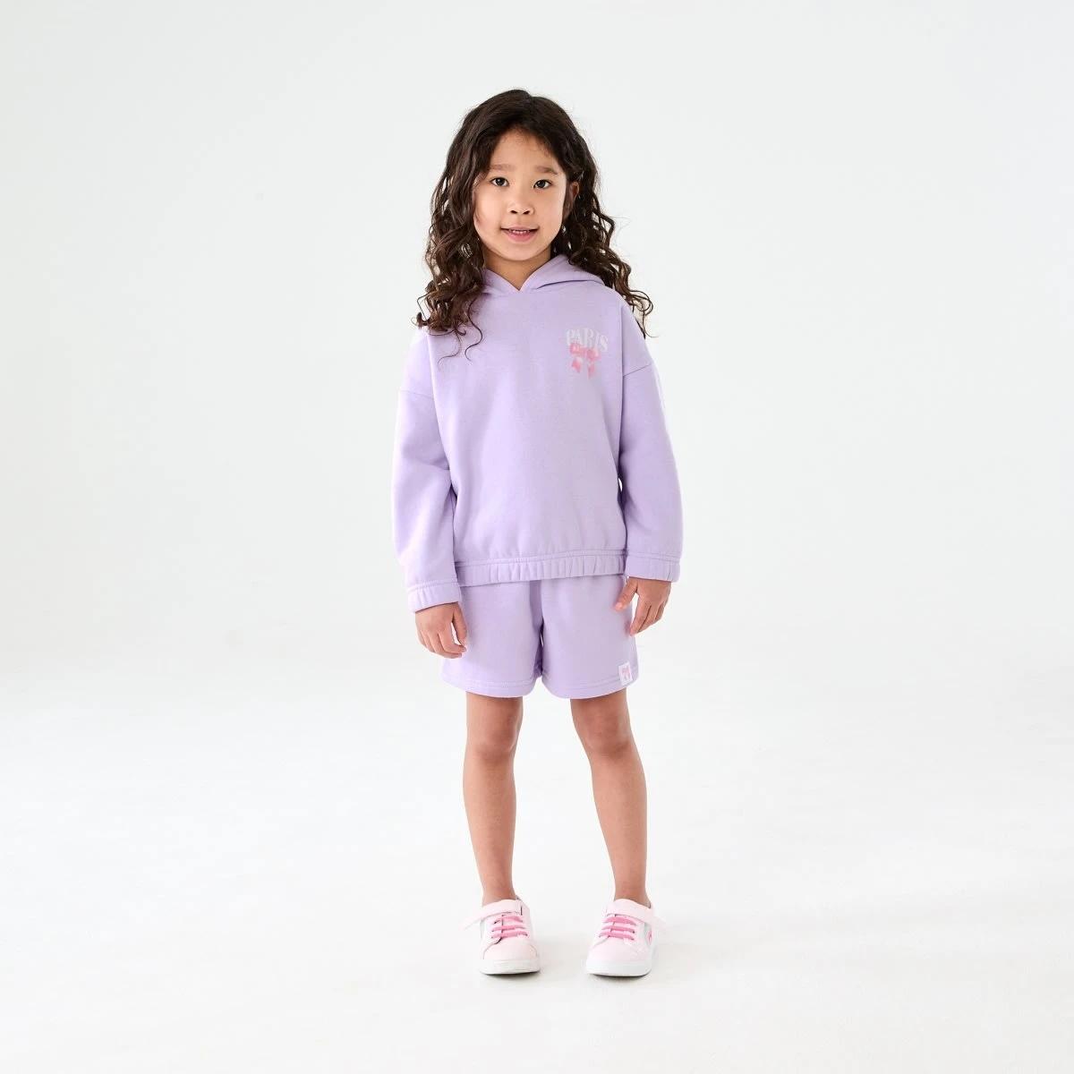 6 Fleece Shorts PASTEL LILAC, 6 of 7