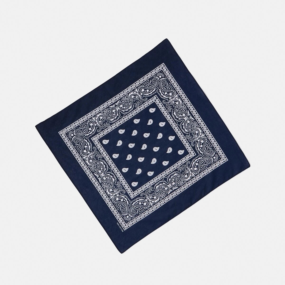 2 Paisley Hair Bandana - Navy, 2 of 7