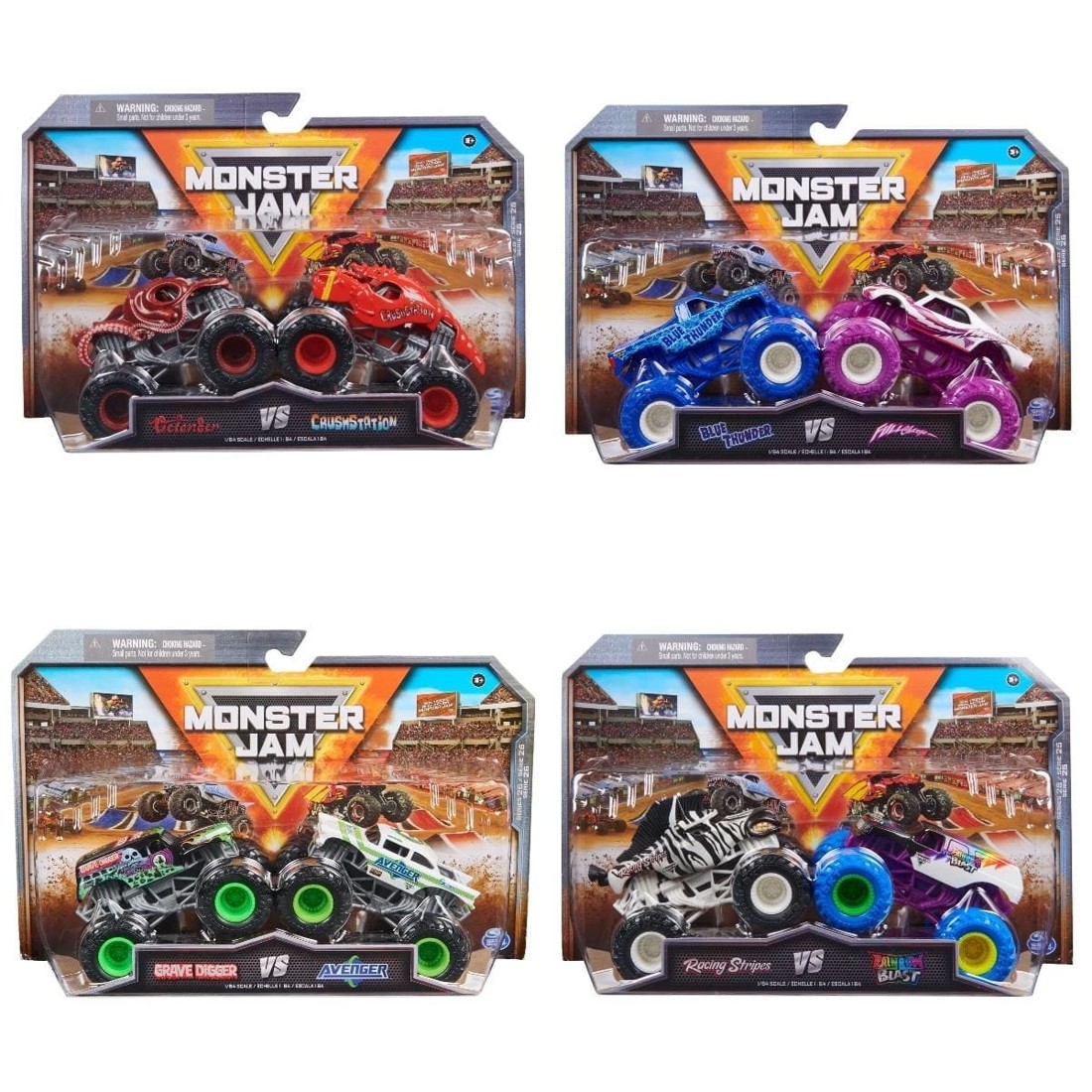 1 2 Pack Monster Jam 1:64 Die Cast Trucks - Assorted, 1 of 4