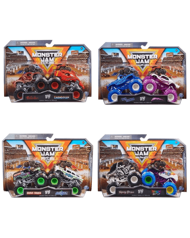 2 Pack Monster Jam 1:64 Die Cast Trucks - Asso