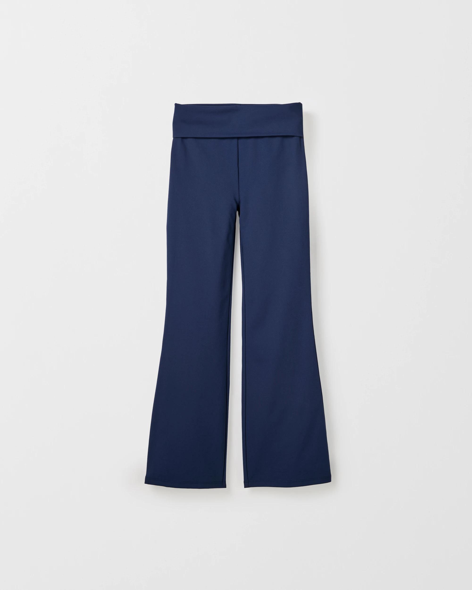 1 Target Active Fold Over Flare Pants NAVY, 1 of 2