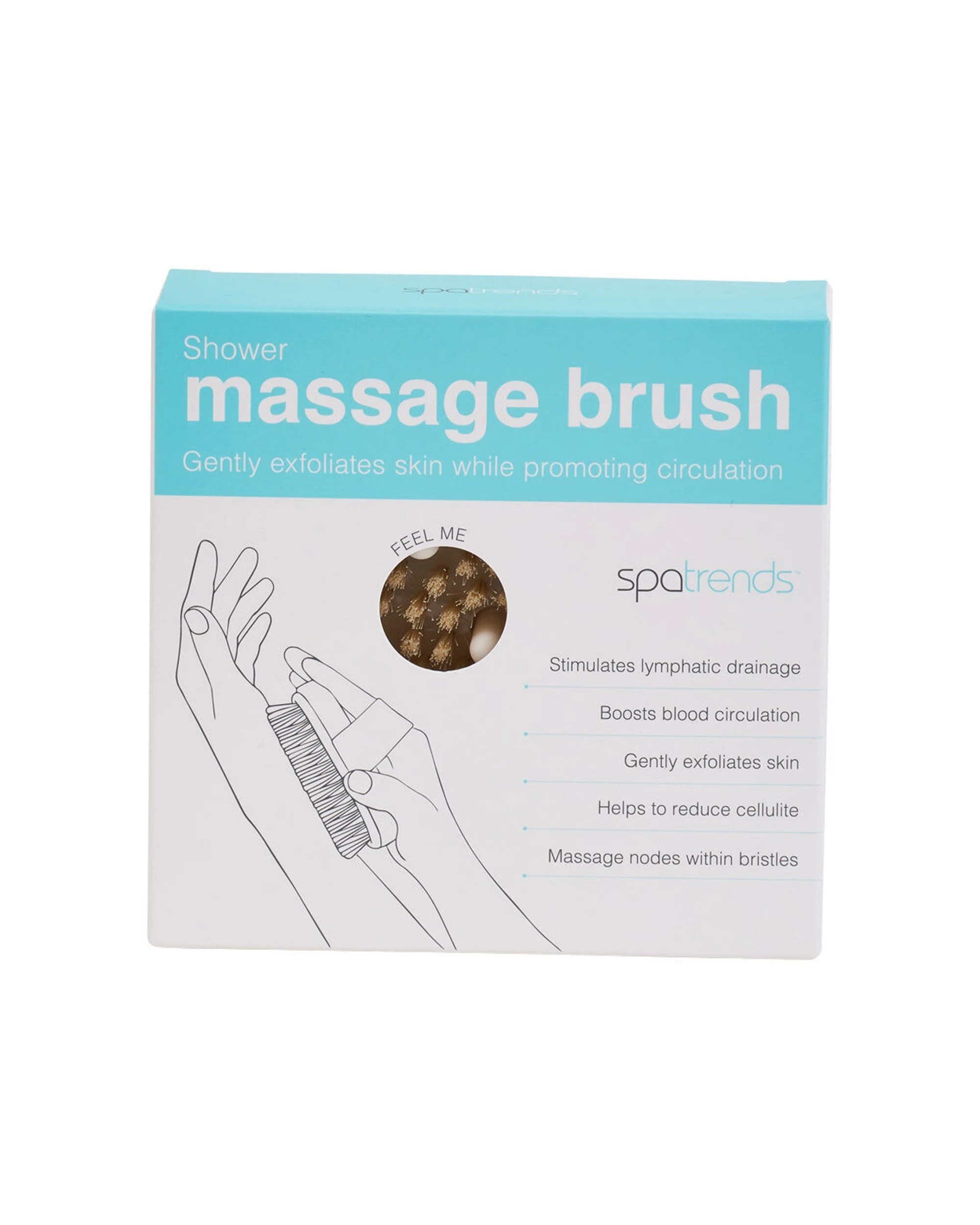 5 Annabel Trends Spa Trends Shower Massage Brush 11x11cm - Brown, 5 of 7