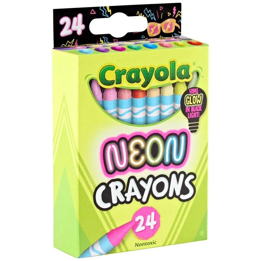 5 Crayola Neon Crayons 24 Pack, 5 of 6