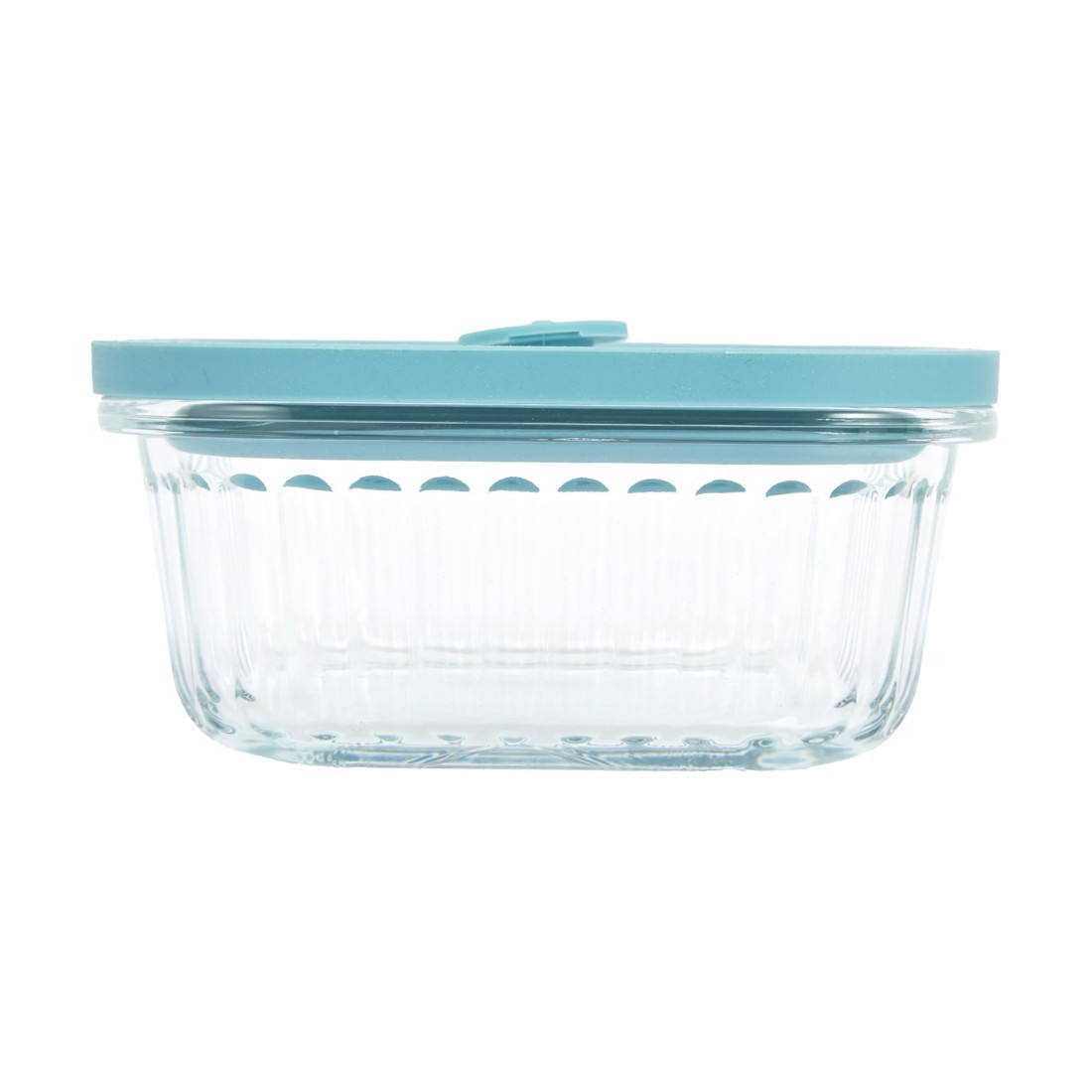 2 500ml Square Ribbed Glass Container, 2 of 4