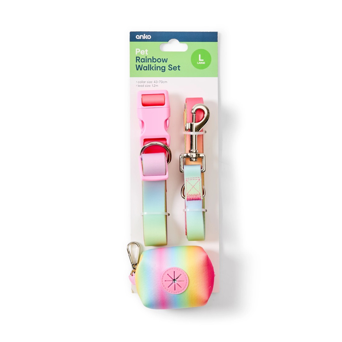 6 Pet Rainbow Walking Set - Large, 6 of 6