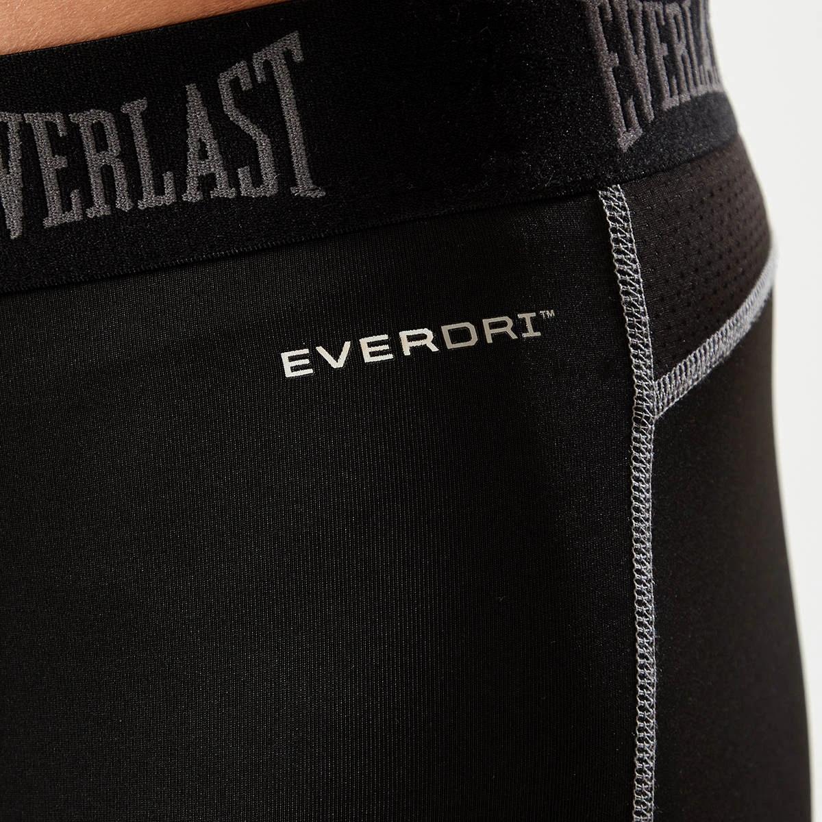 6 Everlast Mens Long Leg Performance Trunks Black, 6 of 8