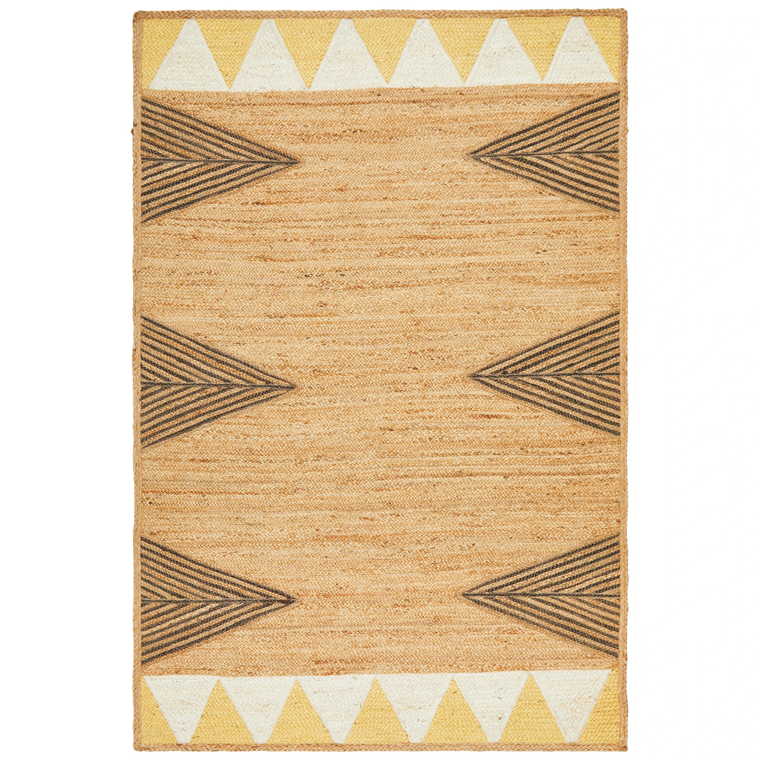 2 Common Ground Rugs Promenade 222 280x190cm - Large Hand Loomed Rug - Natural, 2 of 6