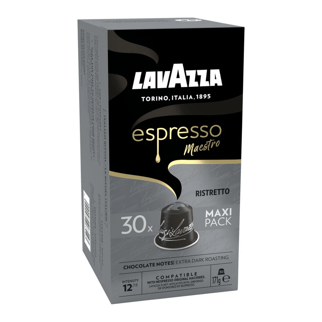 1 Lavazza Nespresso Compatible Coffee Capsule Ristretto 30 Pack, 1 of 5