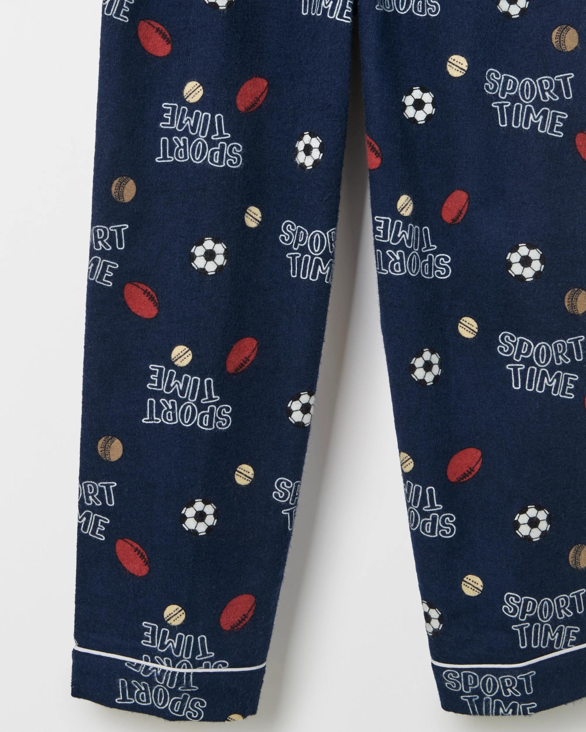 7 Target Kids Australian Cotton Younger Boys Flannelette Pyjama Set SPORTS, 7 of 7