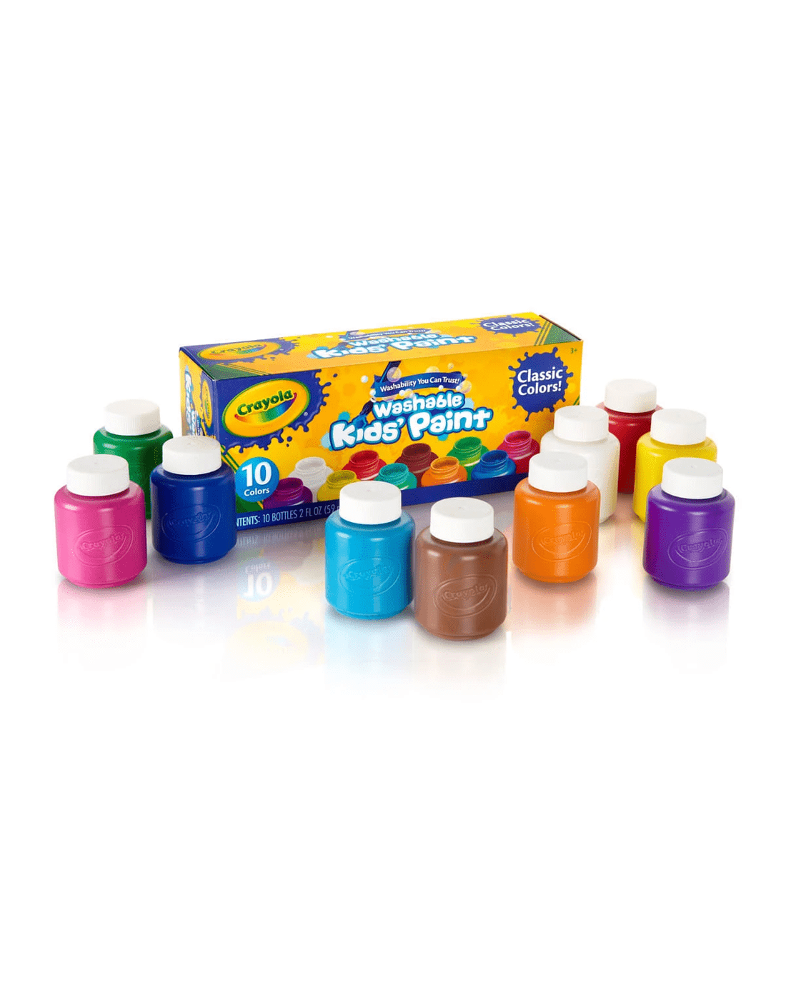 2 Crayola Washable Kids' Paint Classic - Pack of 10, 2 of 2
