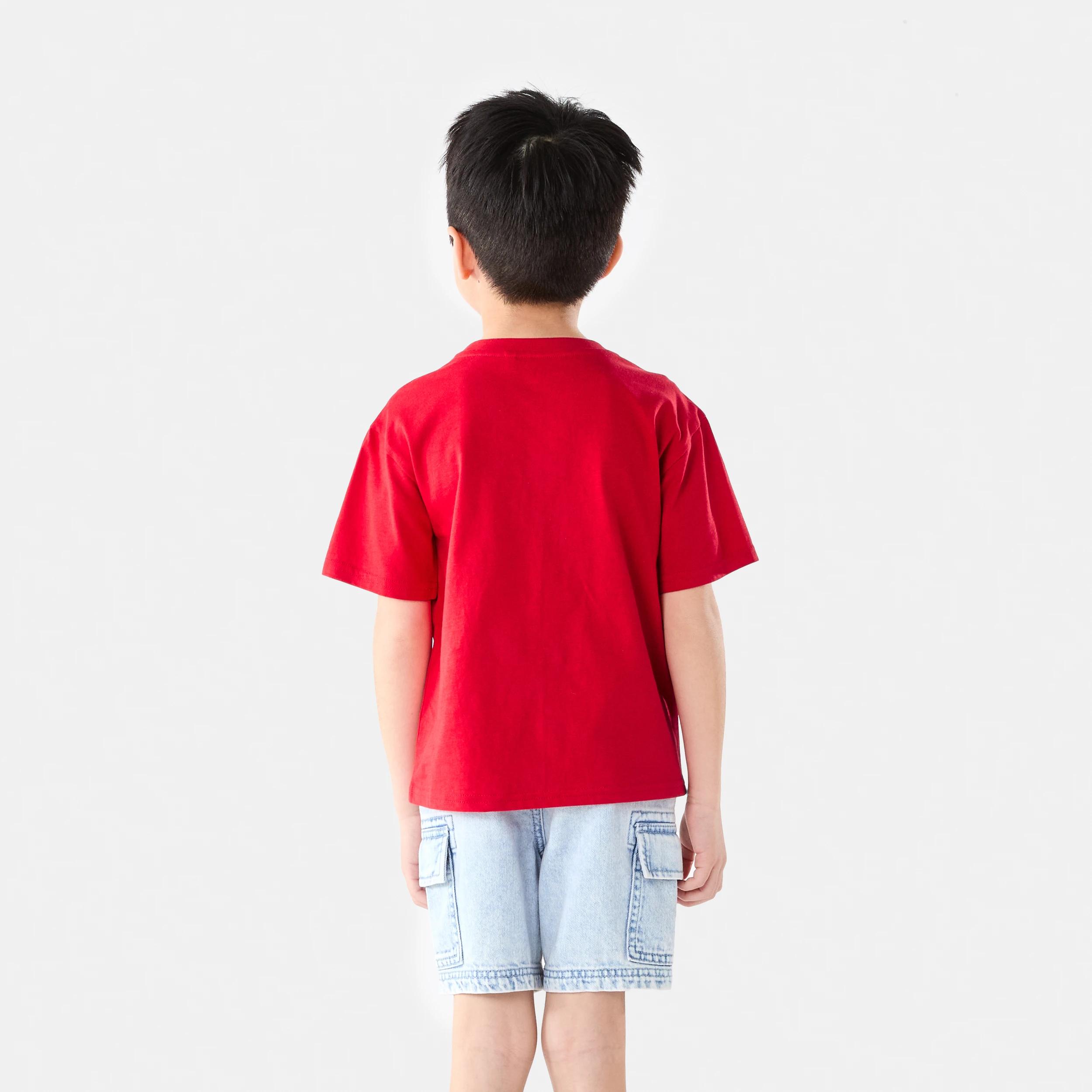 2 Christmas Applique T-shirt Red Dino, 2 of 7
